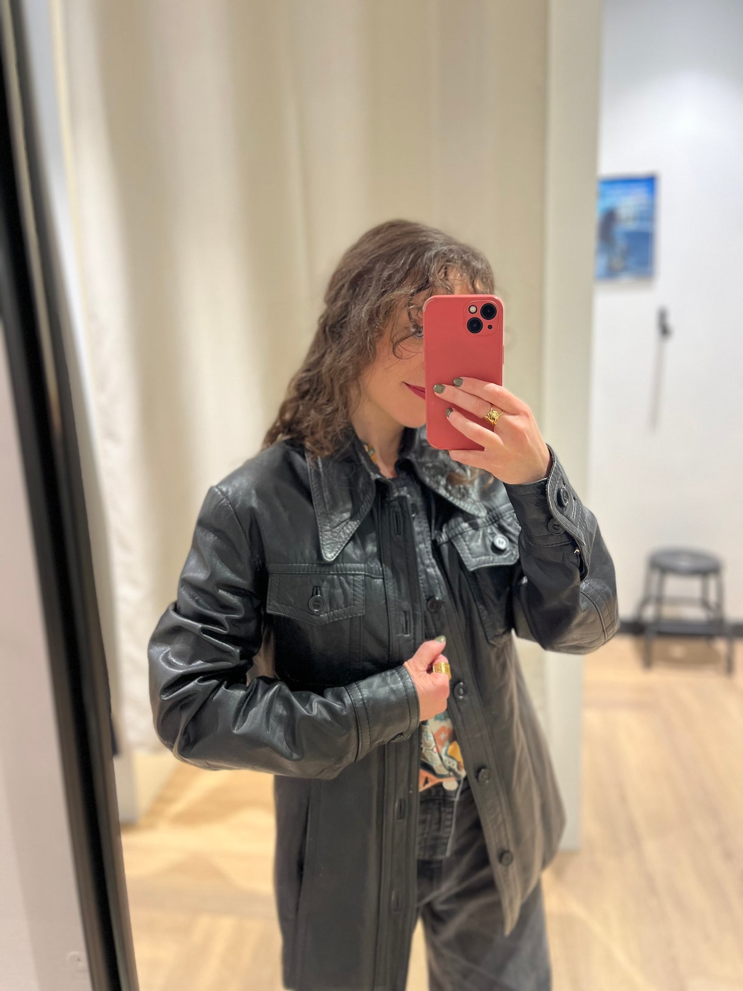 Veste en cuir S