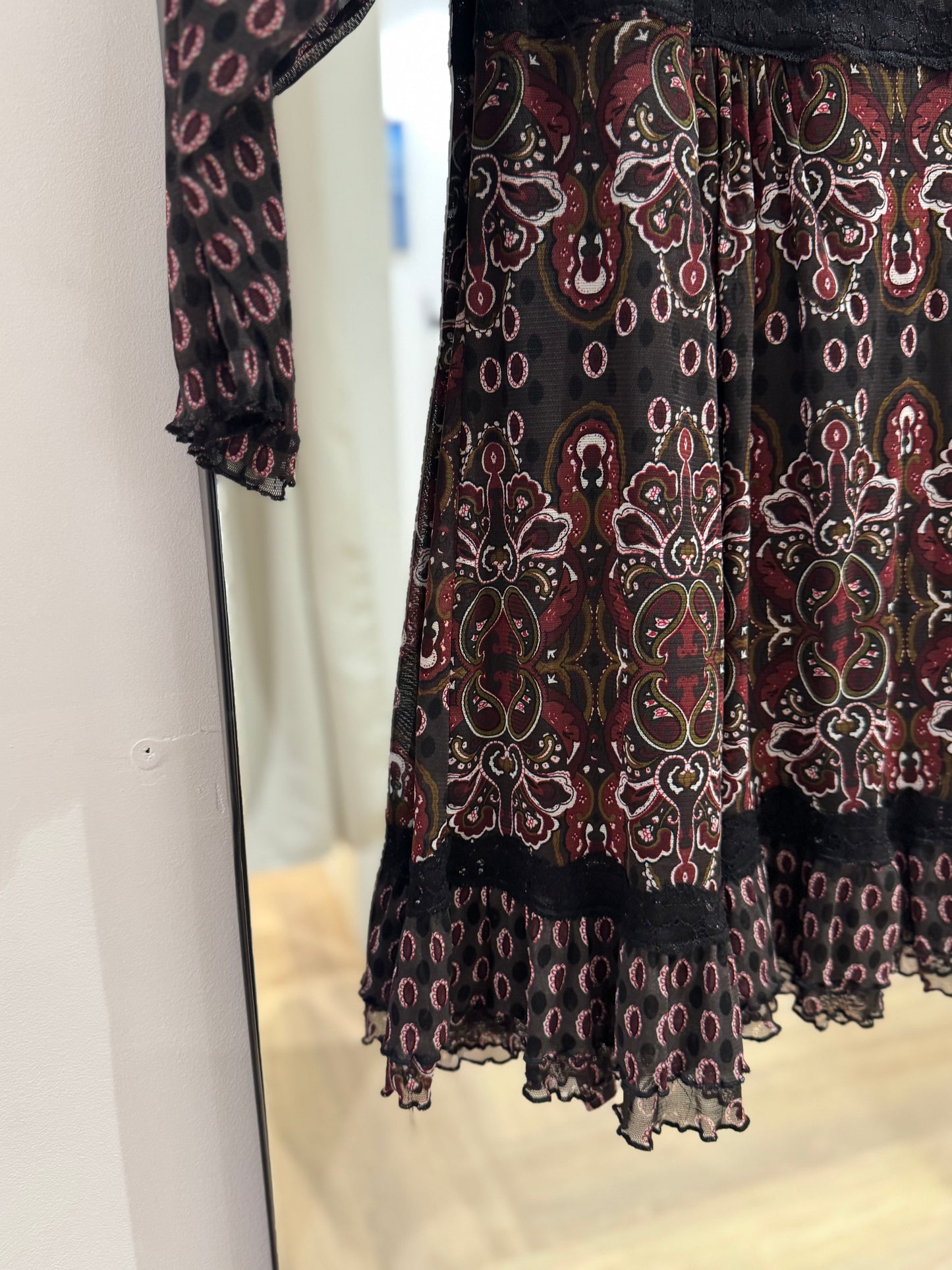 Robe courte à motifs S