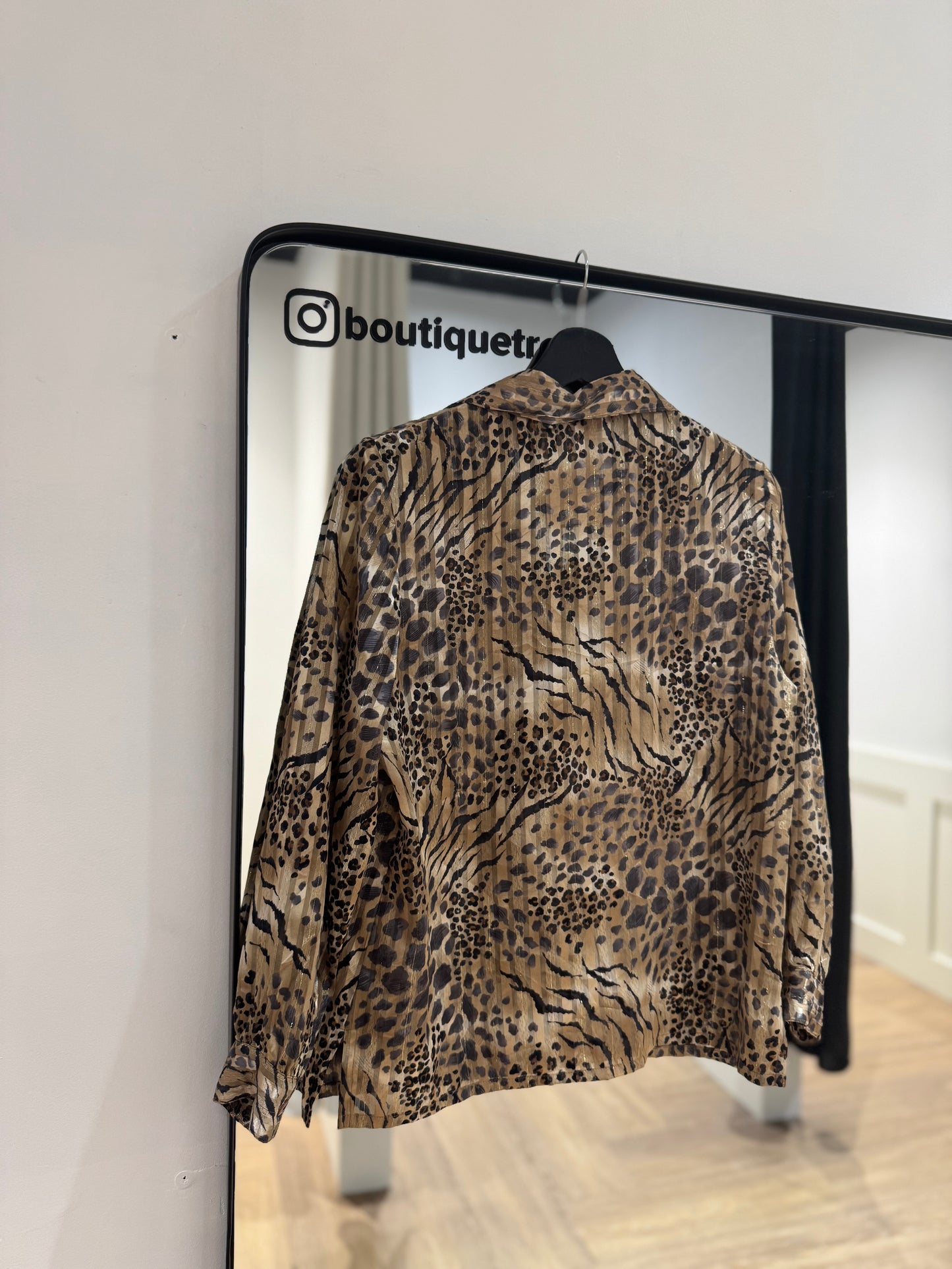 Blouse à motifs animaliers S