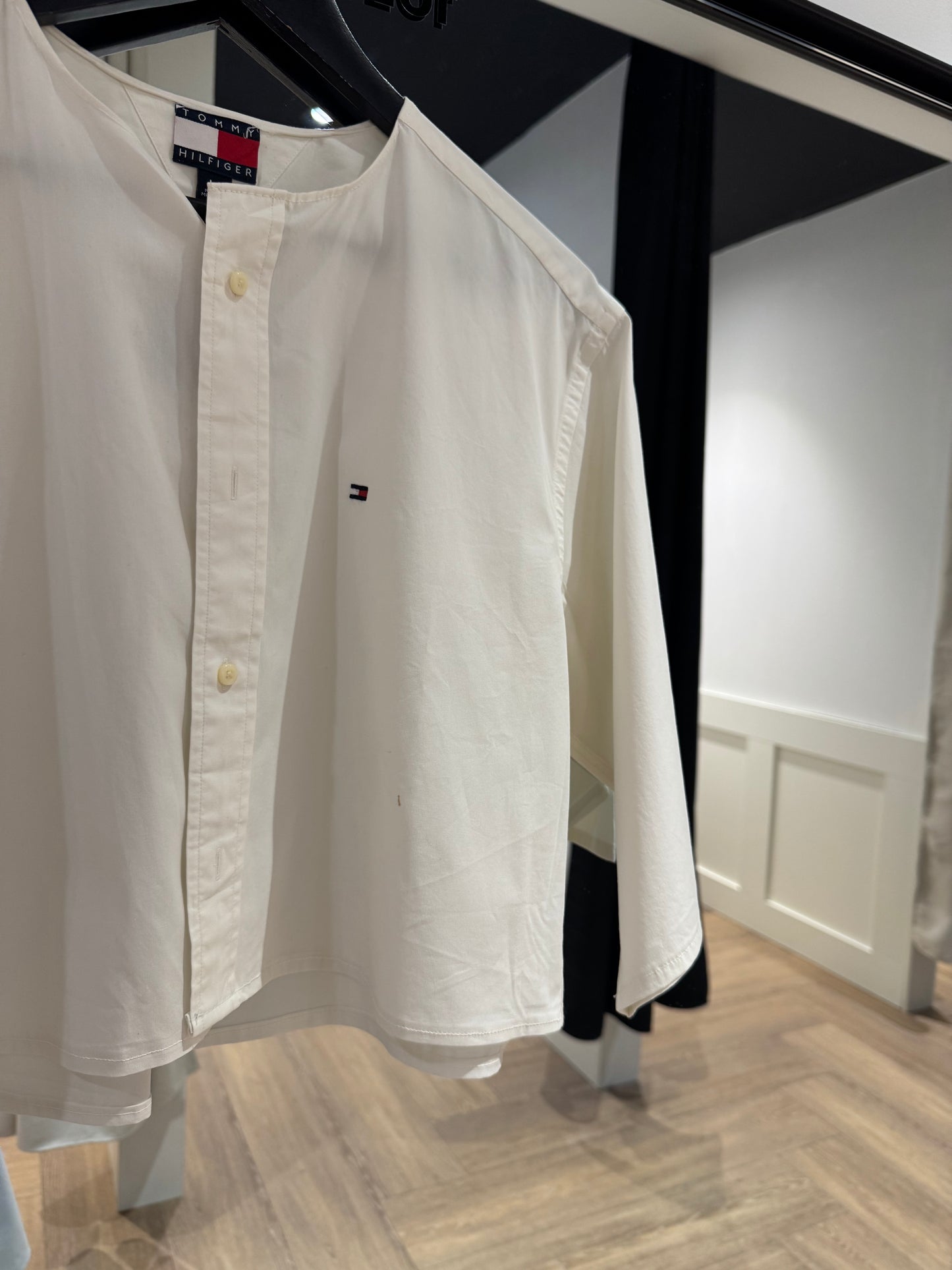 Chemise blanche Tommy Hilfiger upcyclée S/M