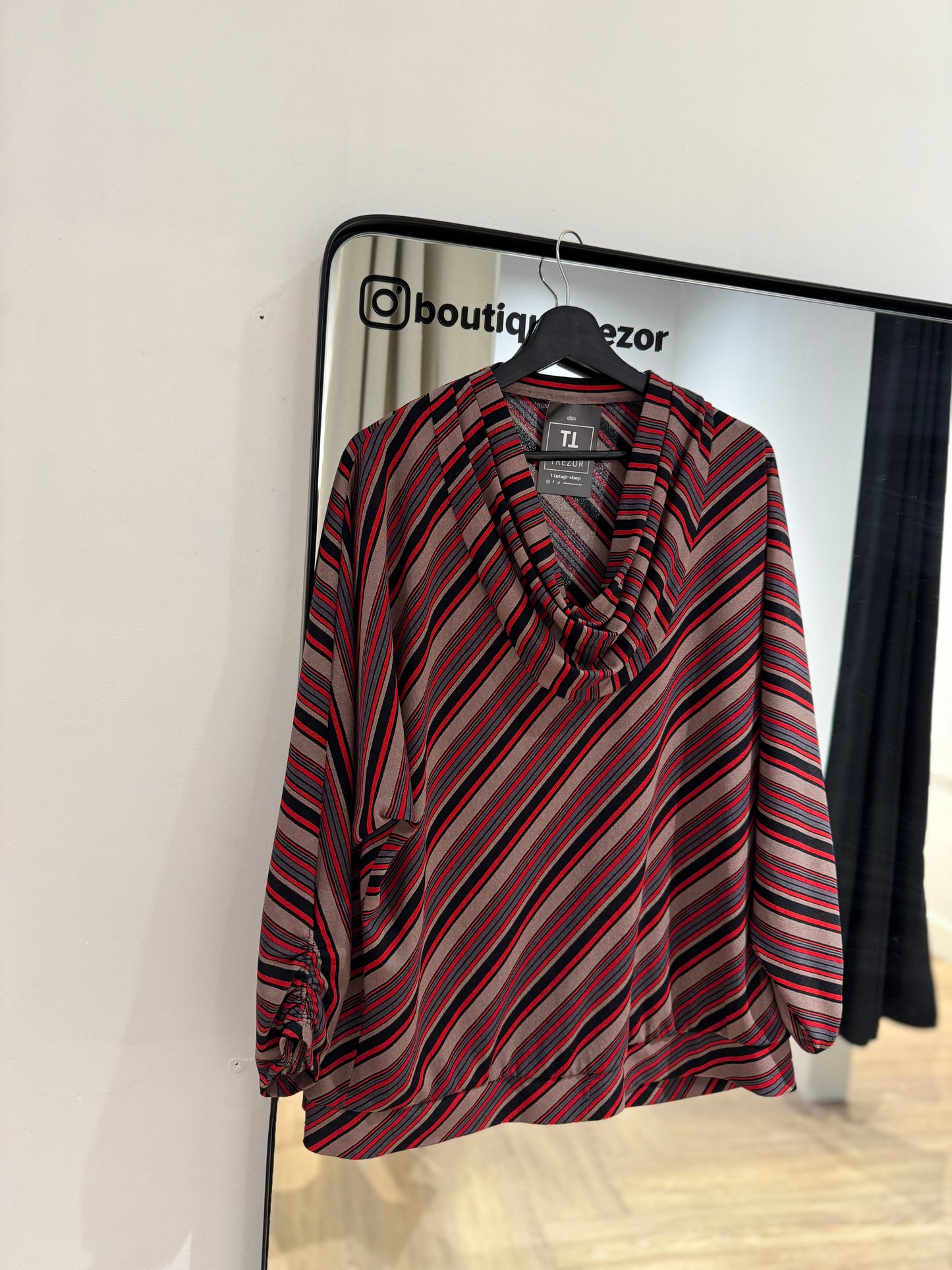 Blouse à rayures XL