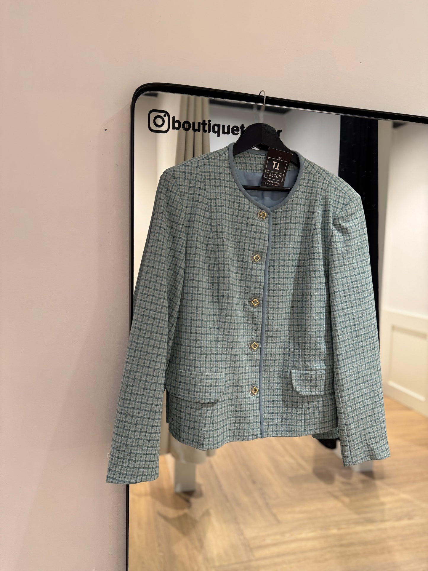 Blazer à carreaux XL