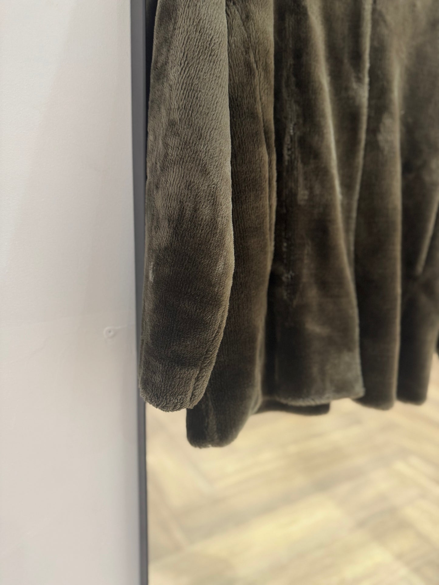 Manteau d’hiver en fausse fourrure L
