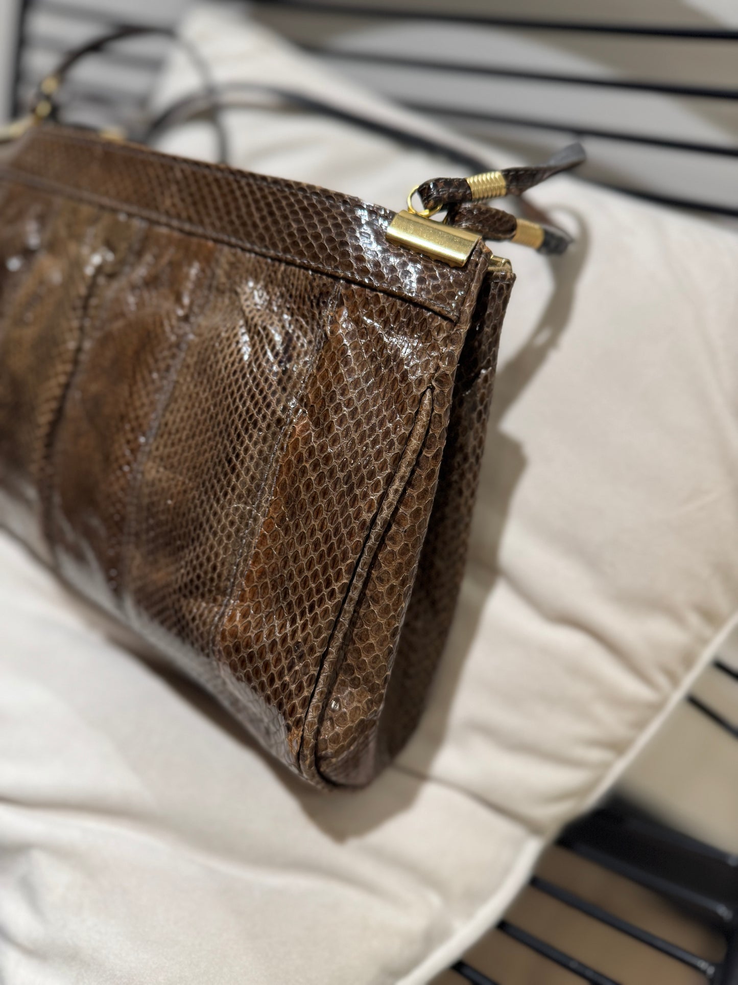 Sac vintage en cuir bandoulière