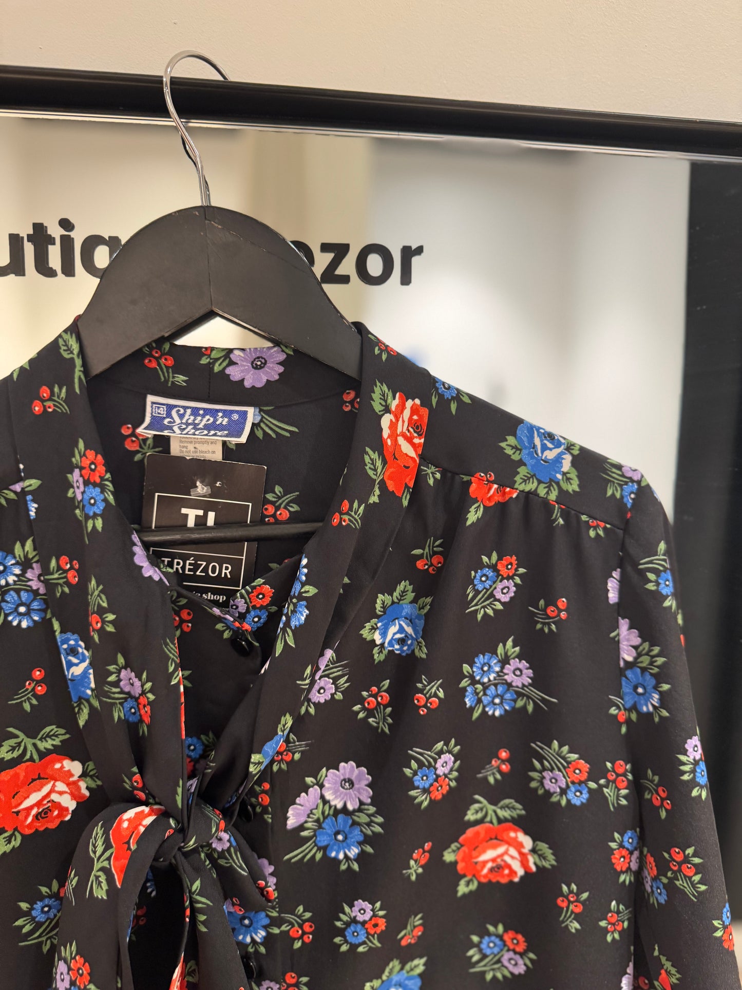 Blouse à fleurs M