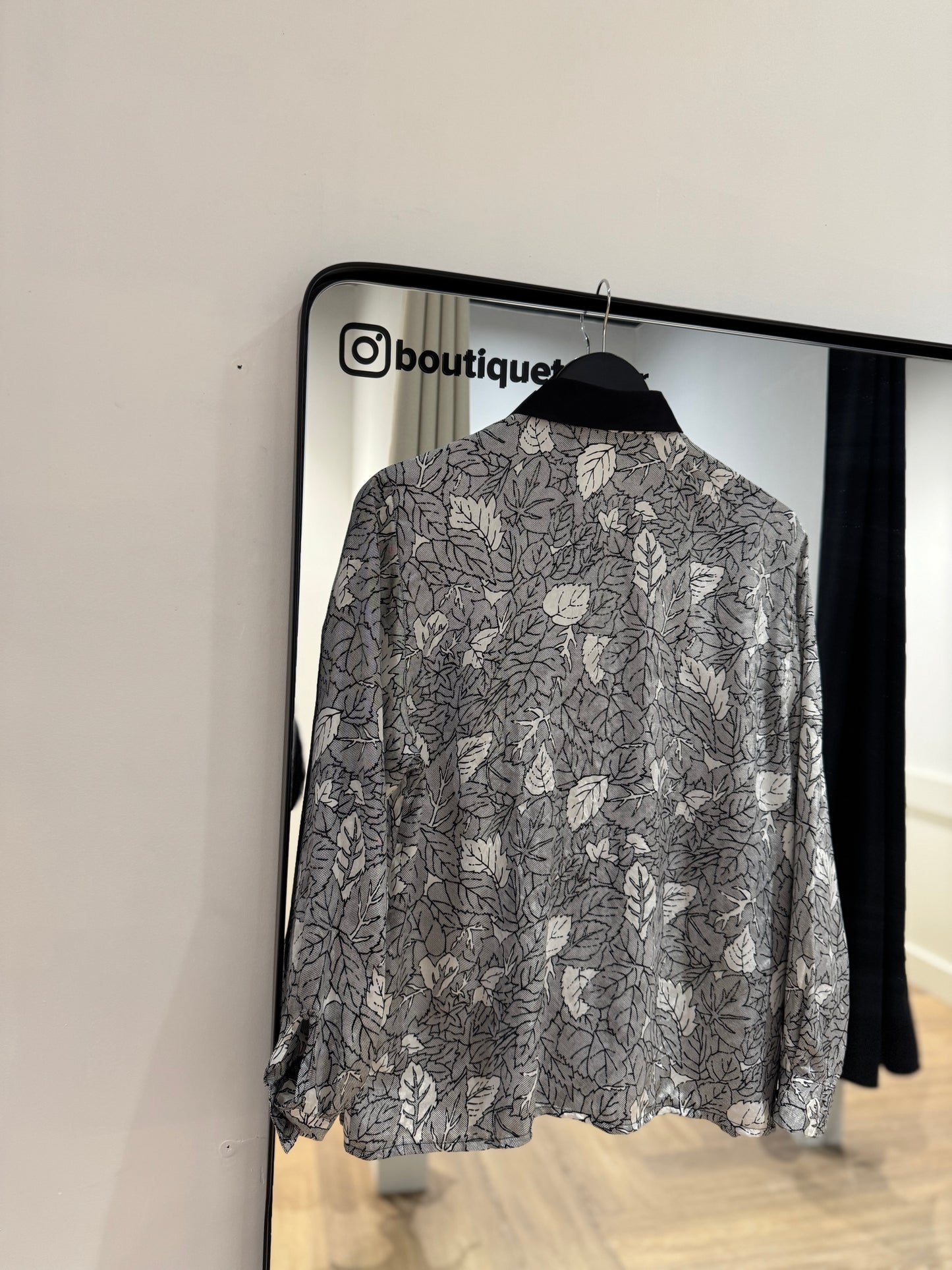 Blouse vintage à motifs M