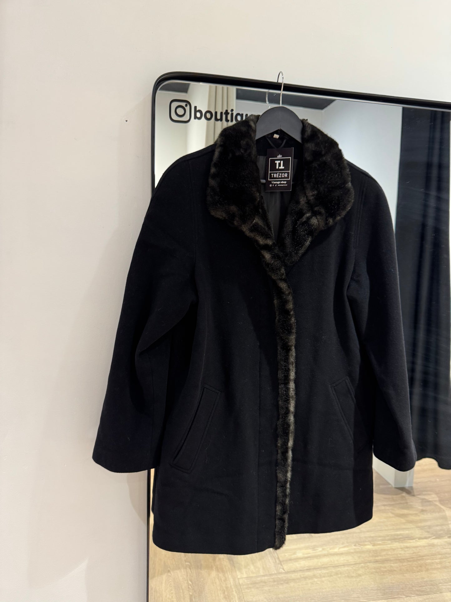 Manteau d’hiver noir L