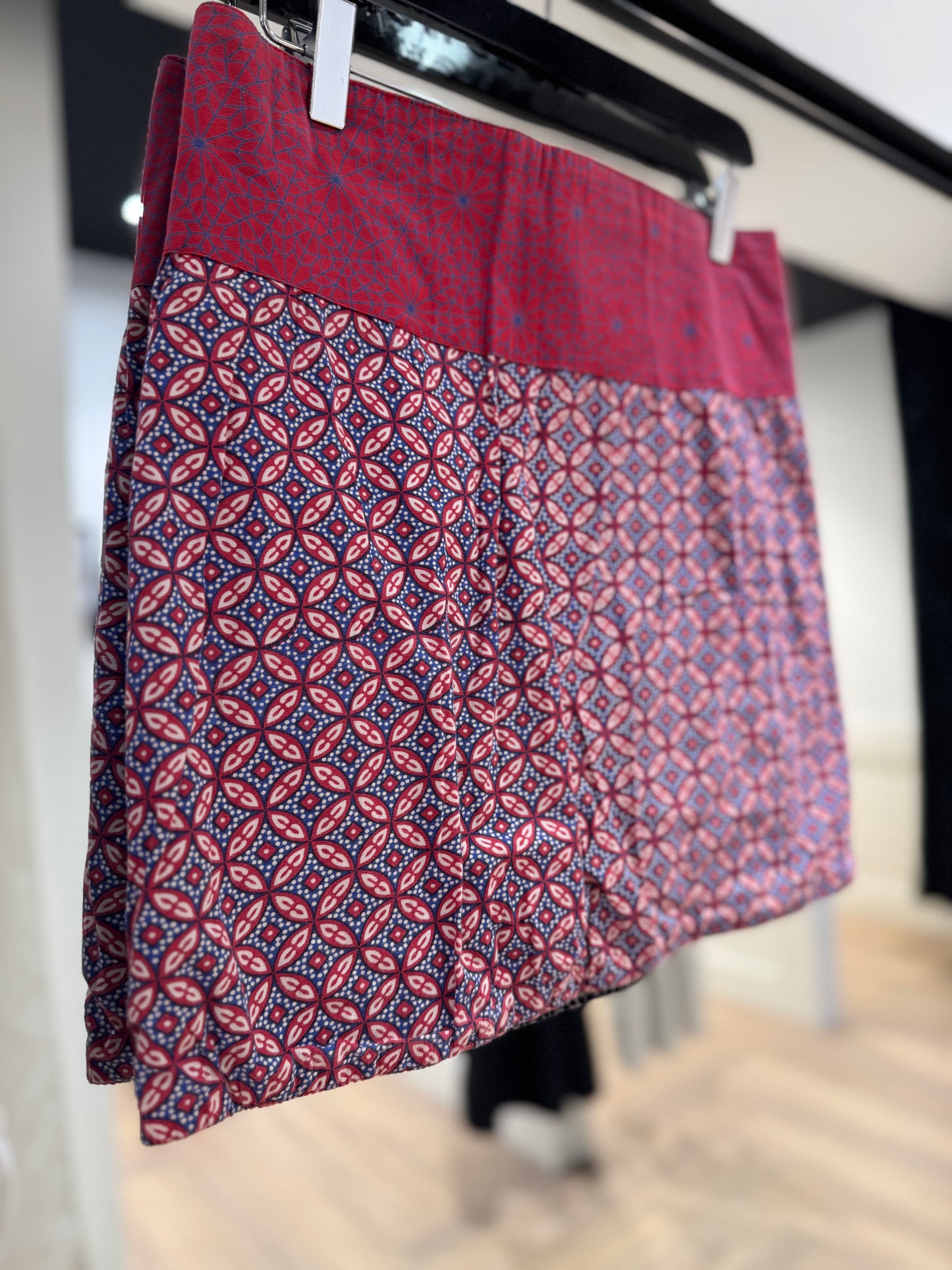 Mini jupe à motifs S