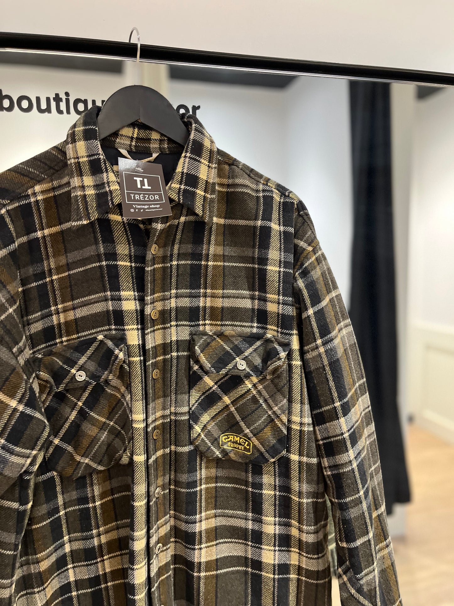 Chemise en flanelle Camel M