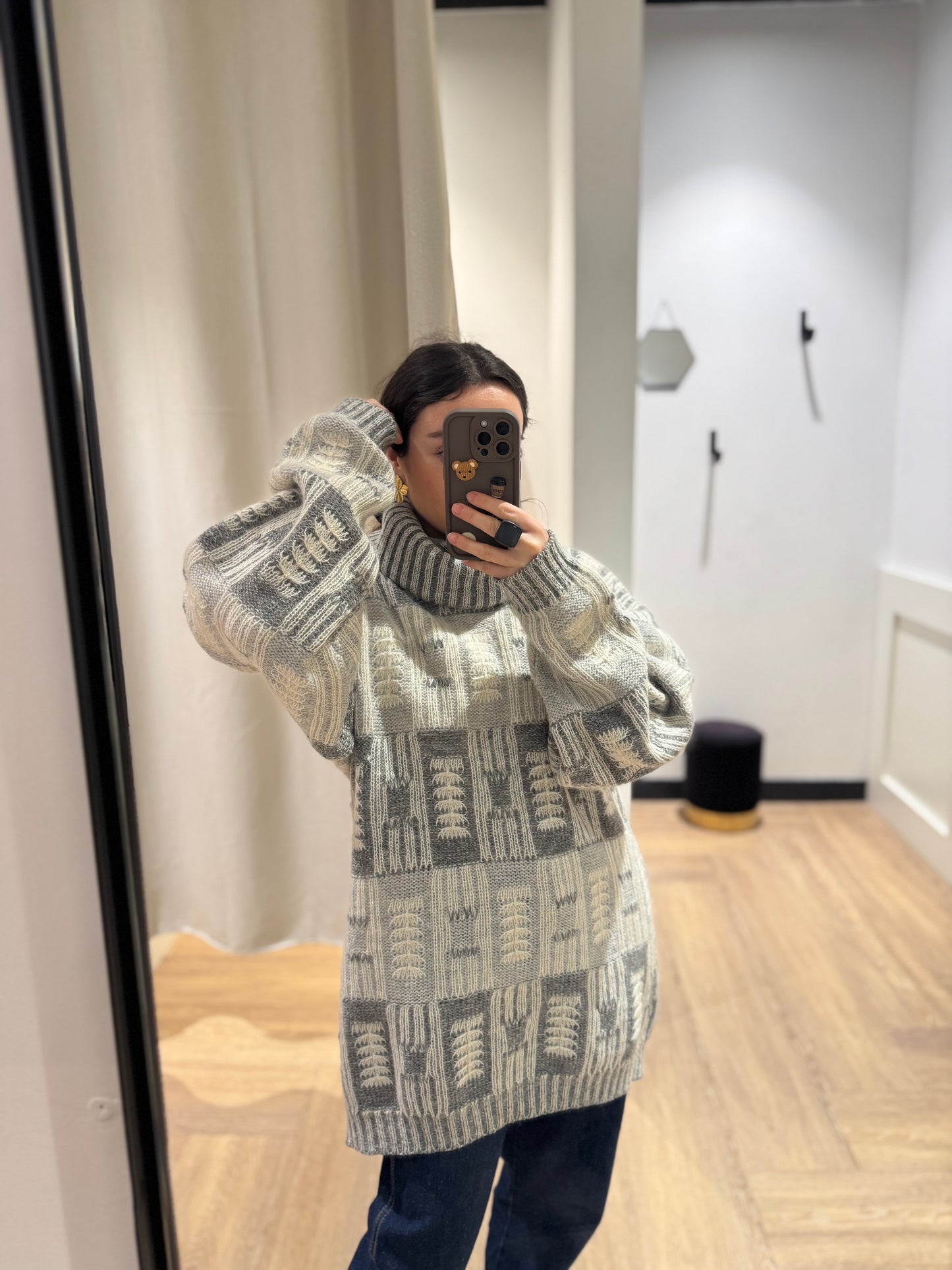 Pull à col roulé XL