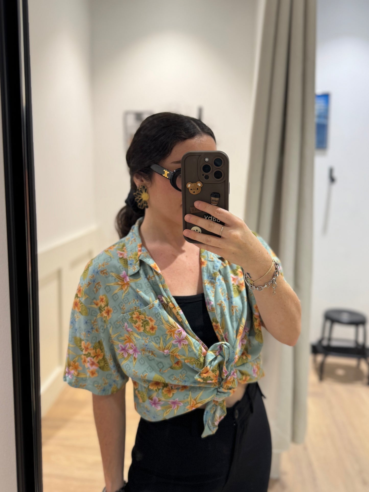 Blouse à fleurs M