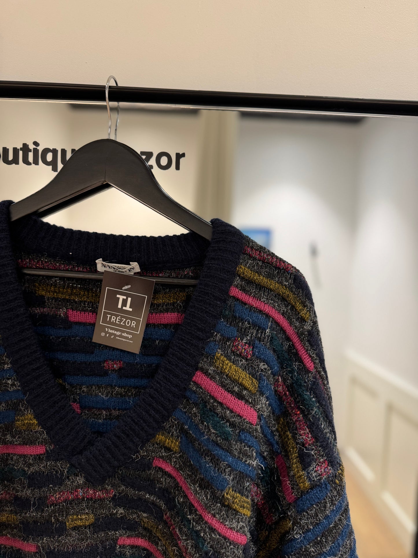 Pull d’hiver vintage XL