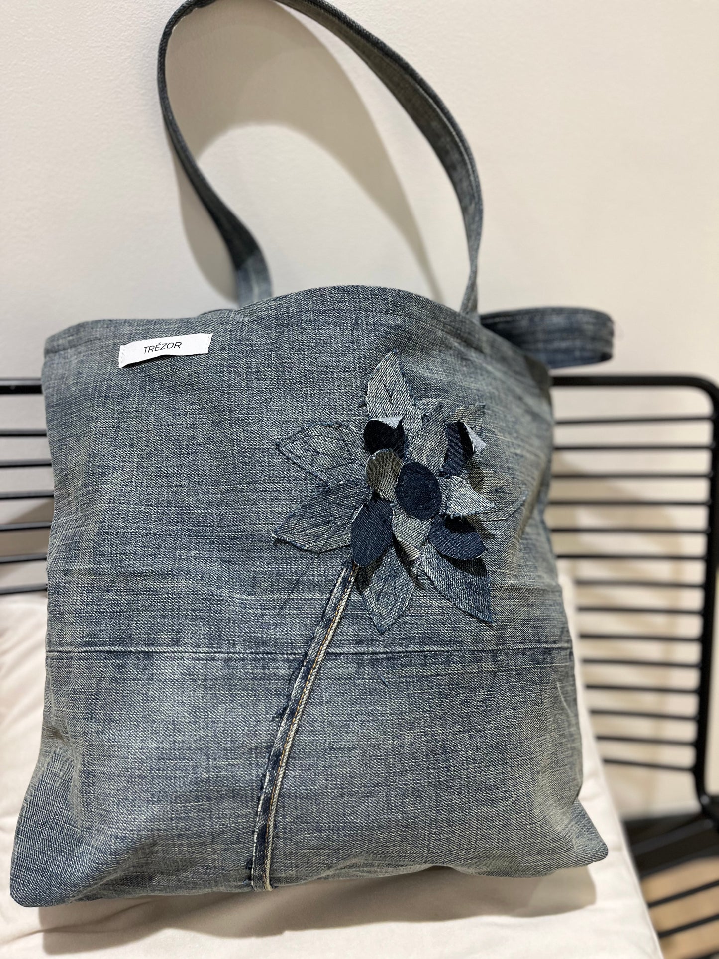 Sac en jean fait main Trézor