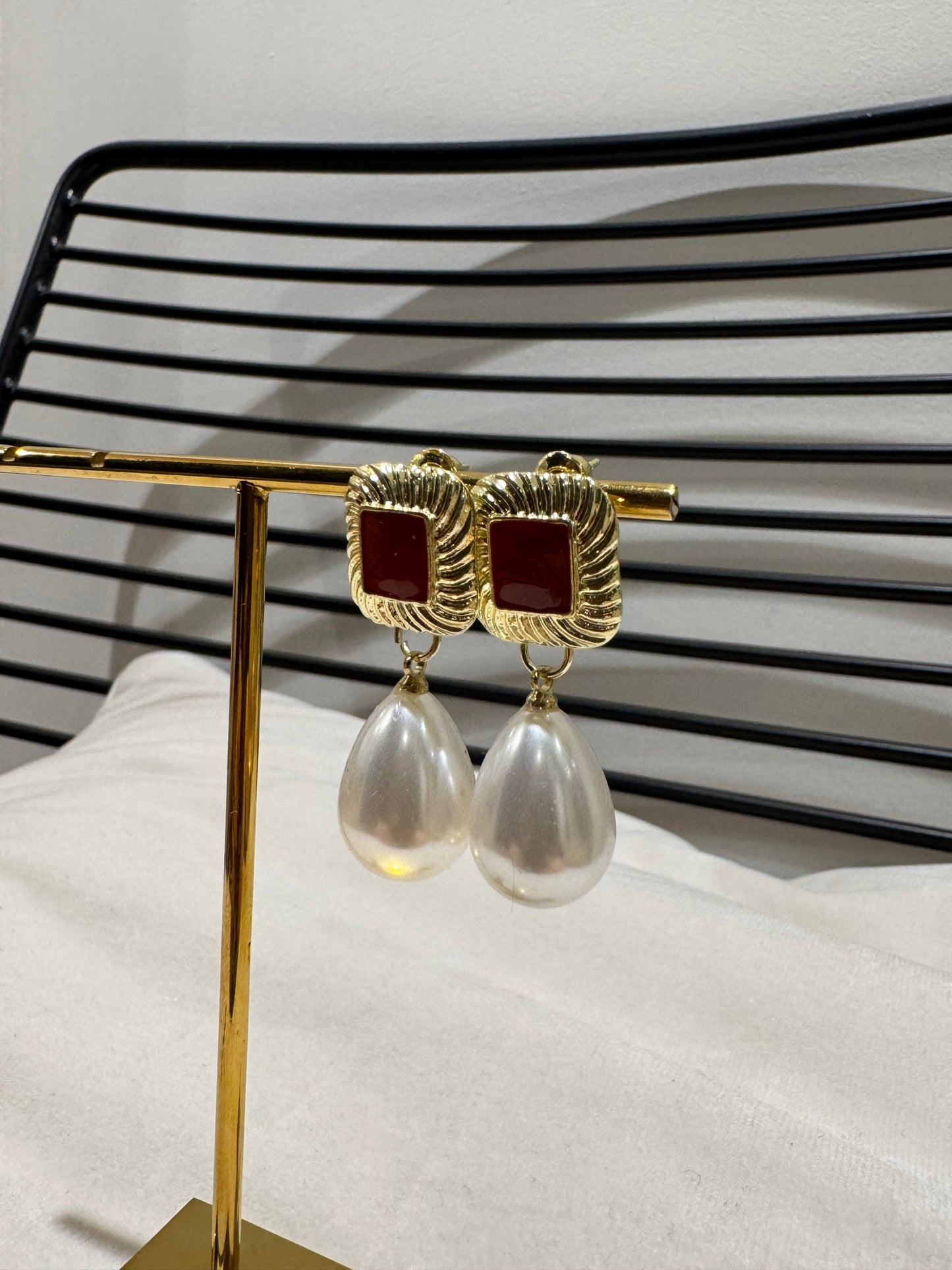 Boucles d’oreille à perles