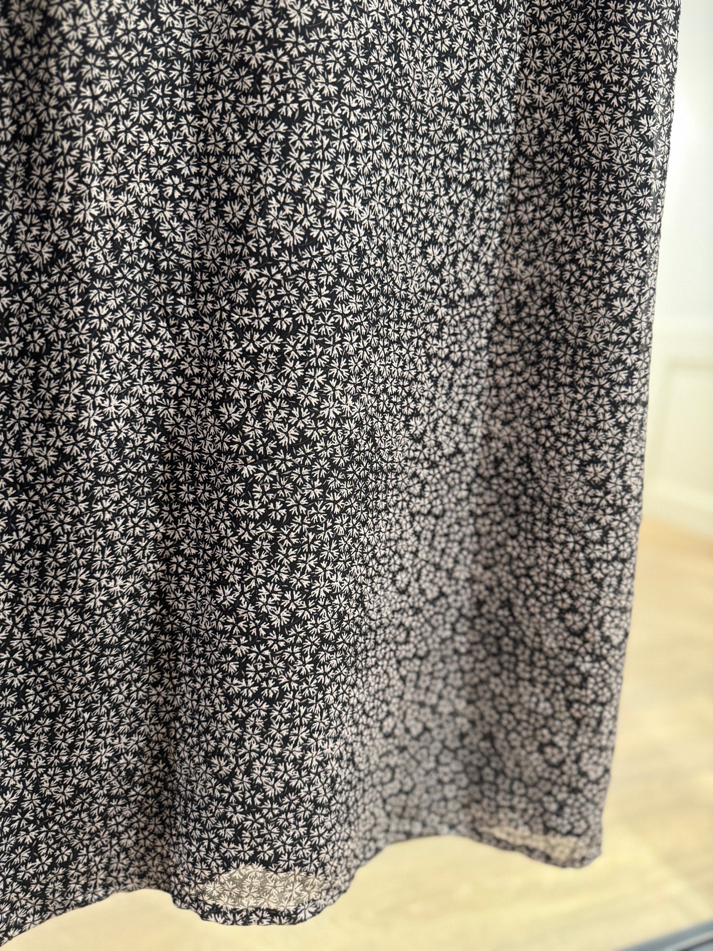 Robe longue à fleurs S