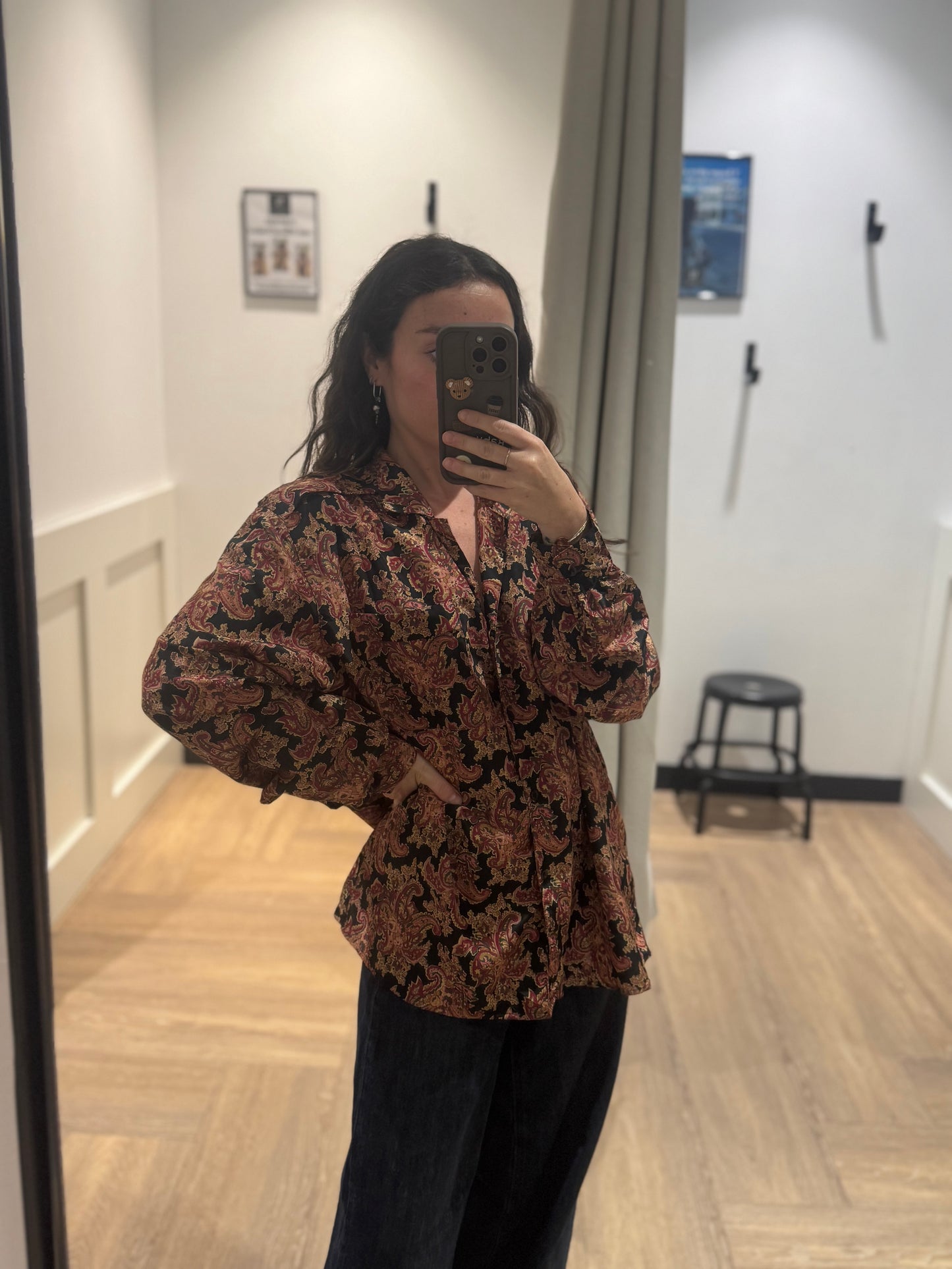 Blouse à motifs XL