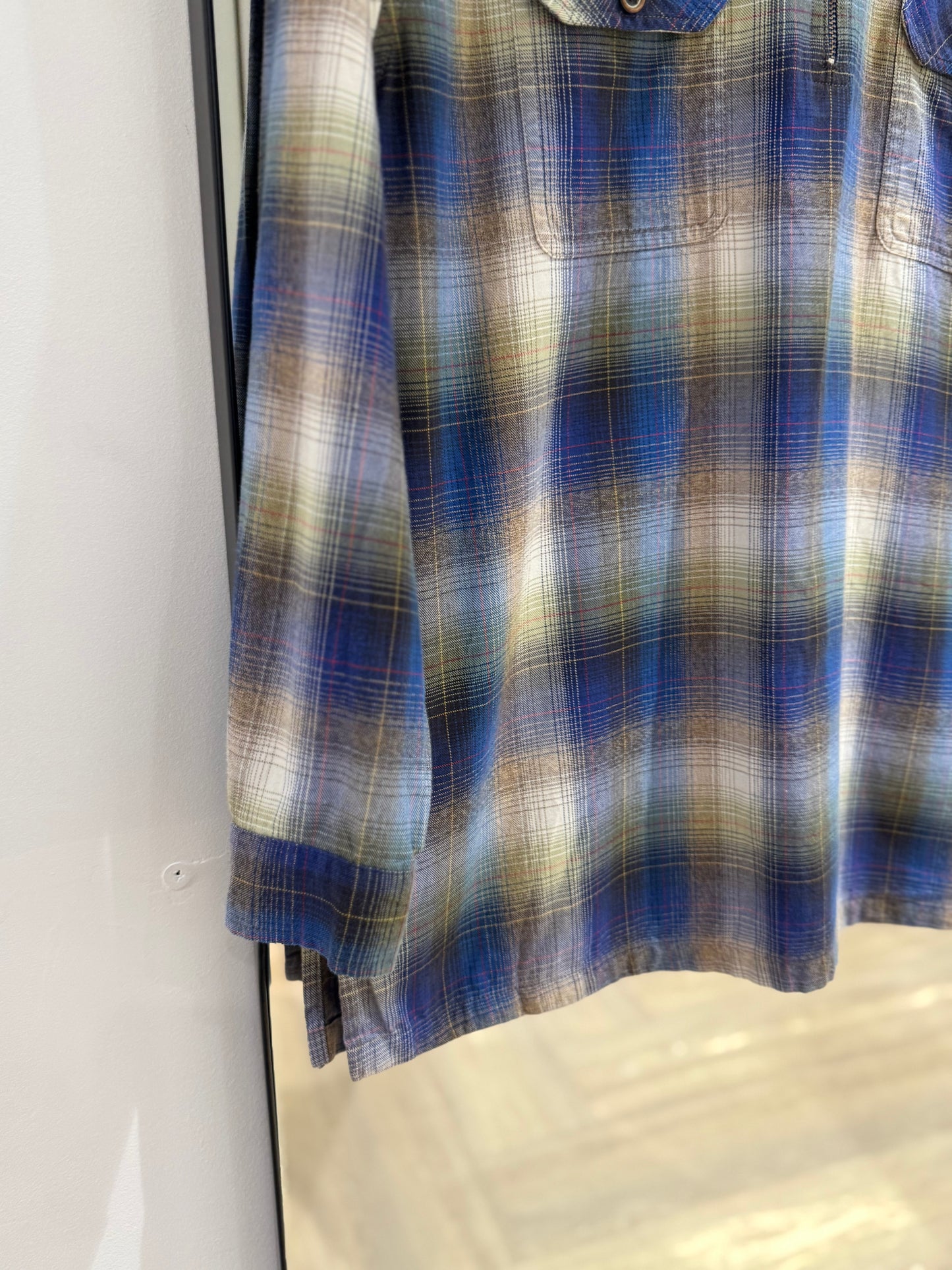 Chemise vintage à carreaux M
