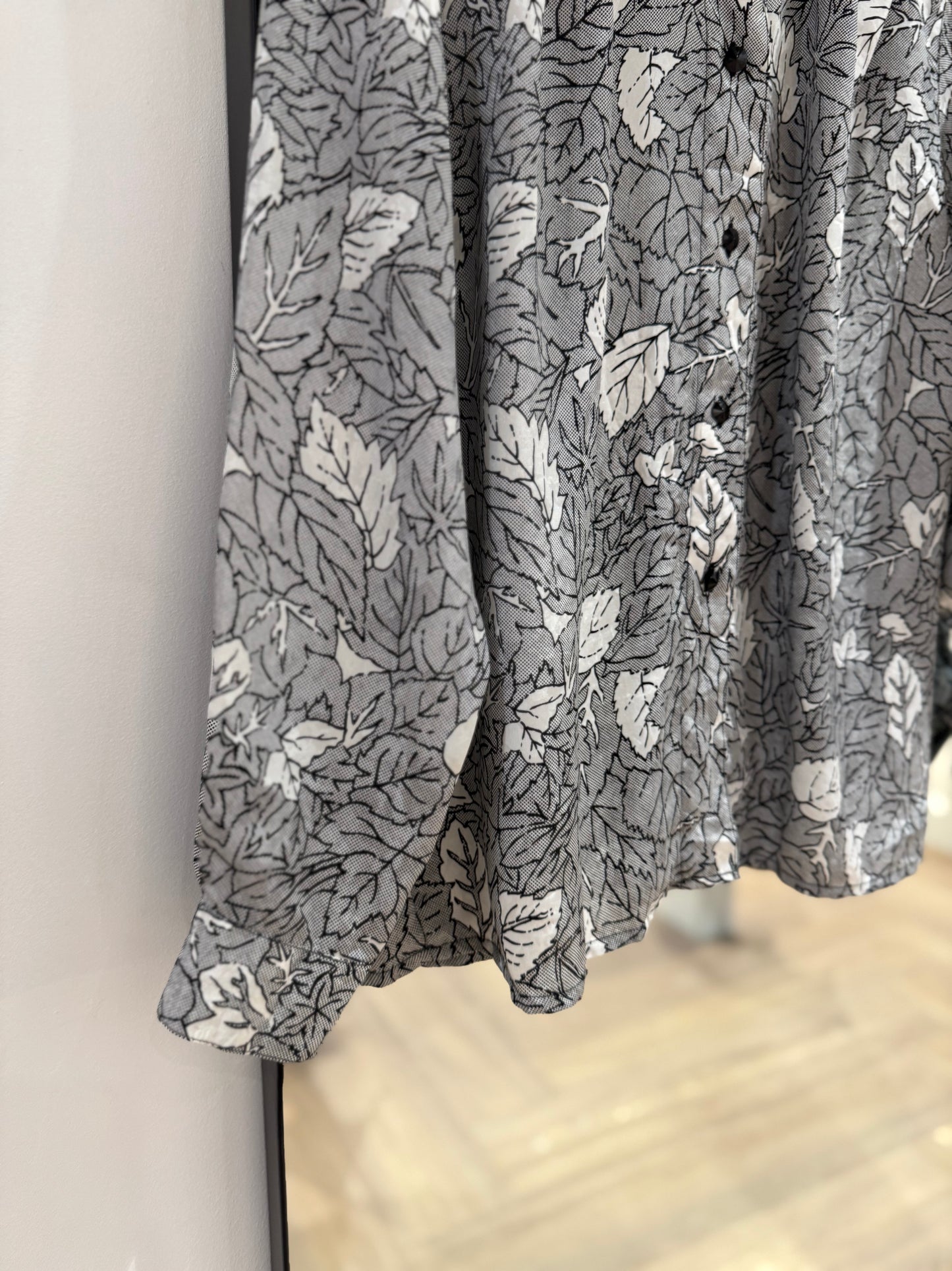 Blouse vintage à motifs M