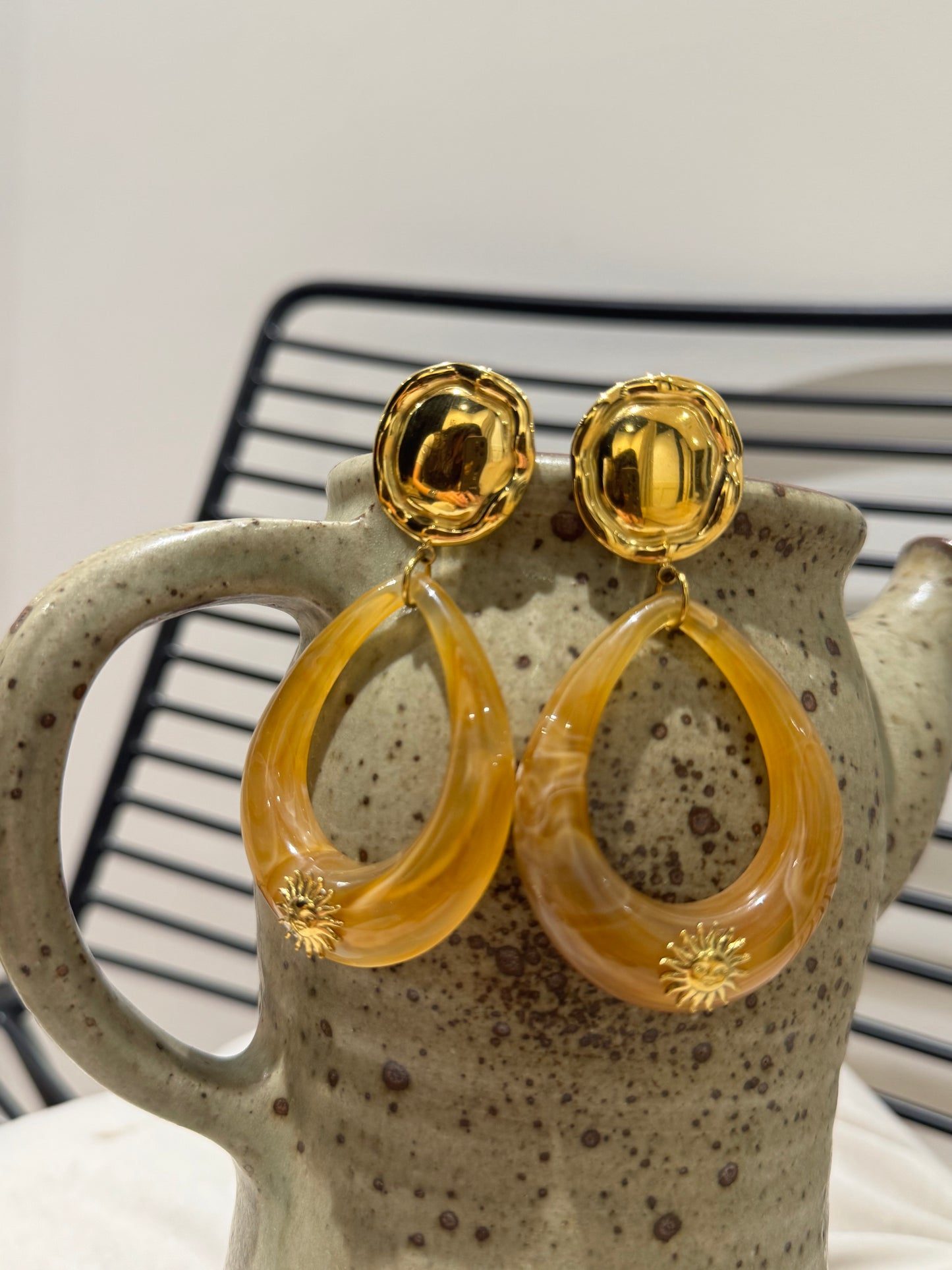 Boucles d’oreille soleil