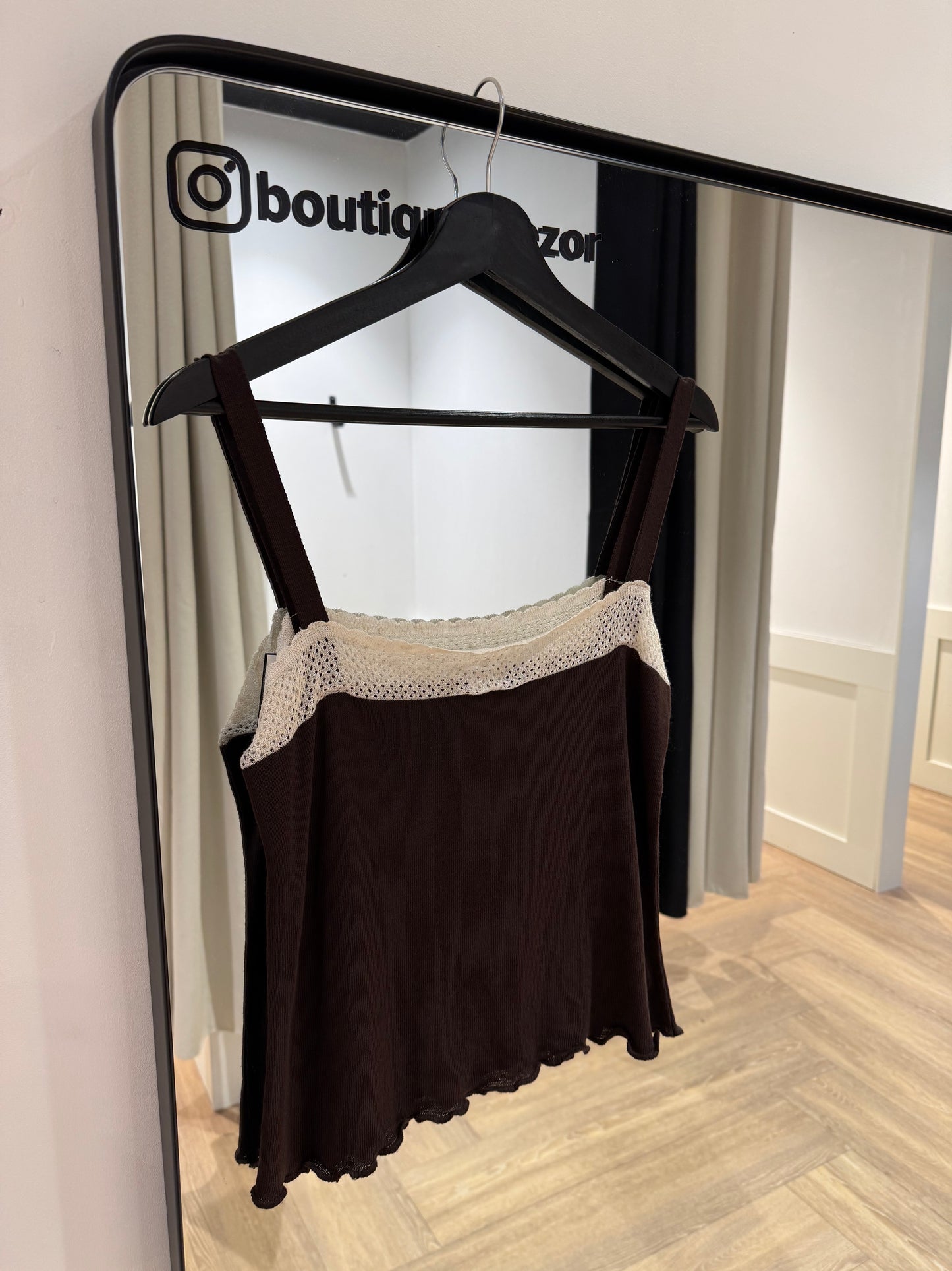 Top débardeur vintage en maille M