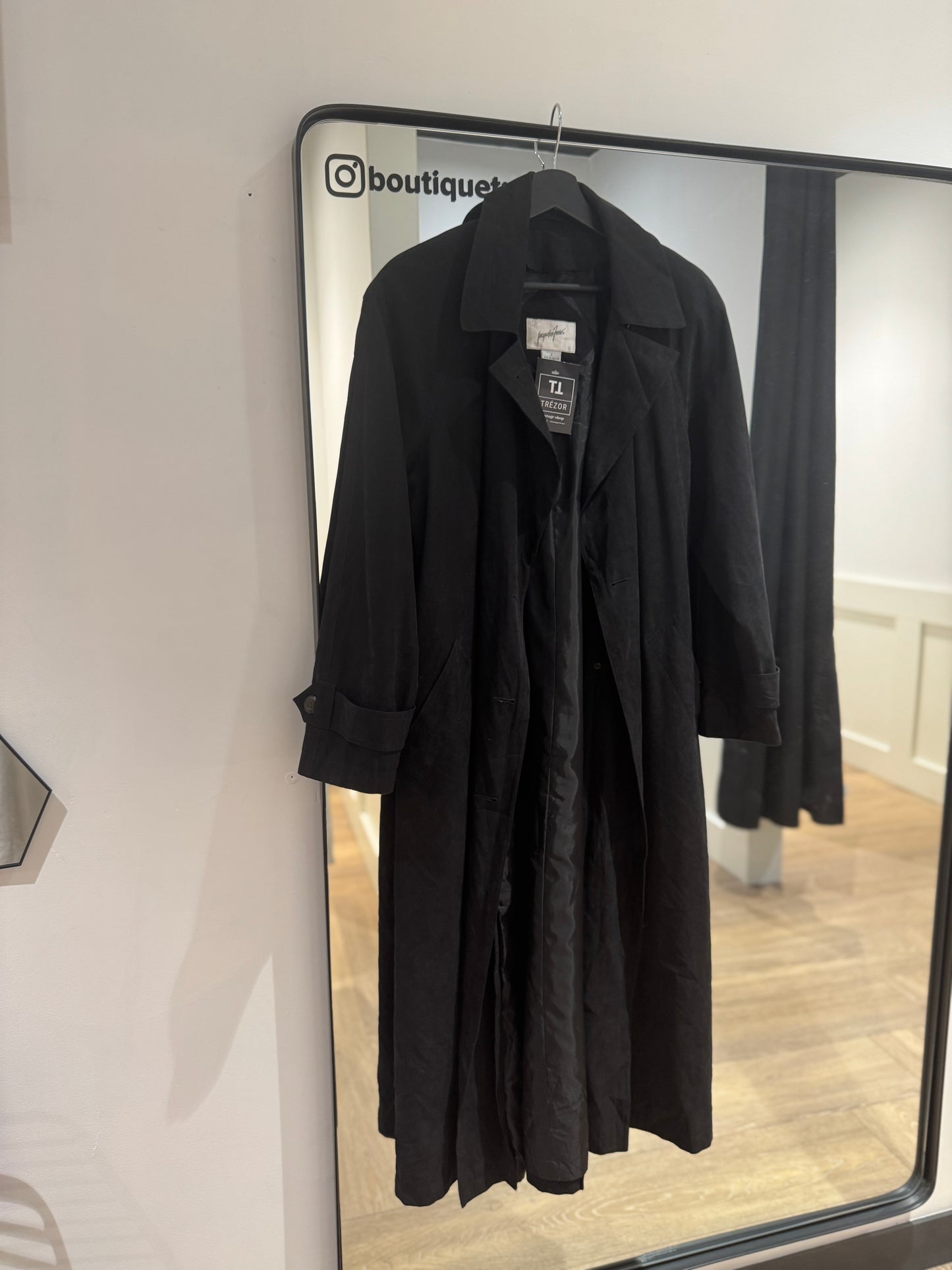 Trench long noir M