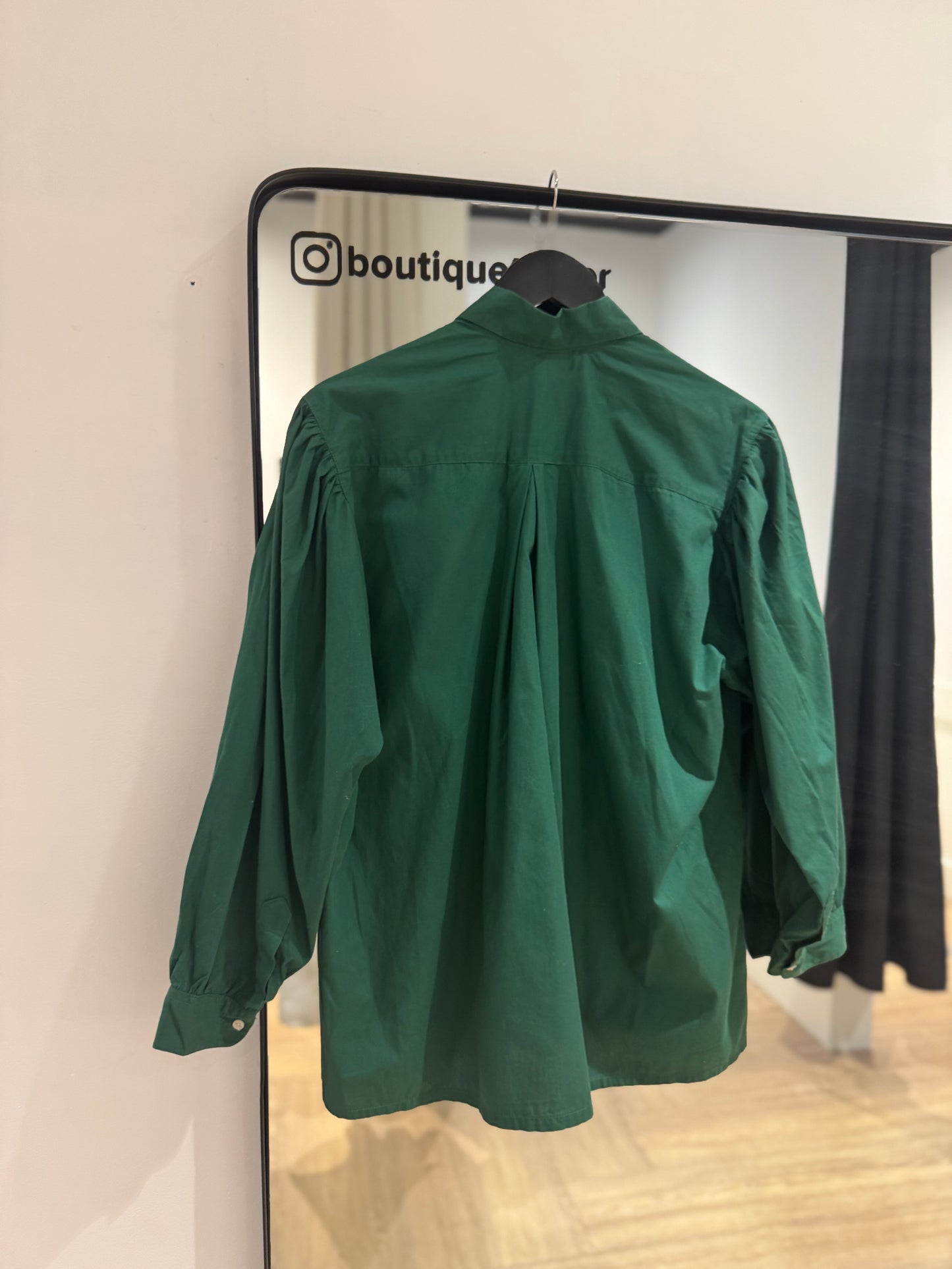 Chemise vintage à broderies XL