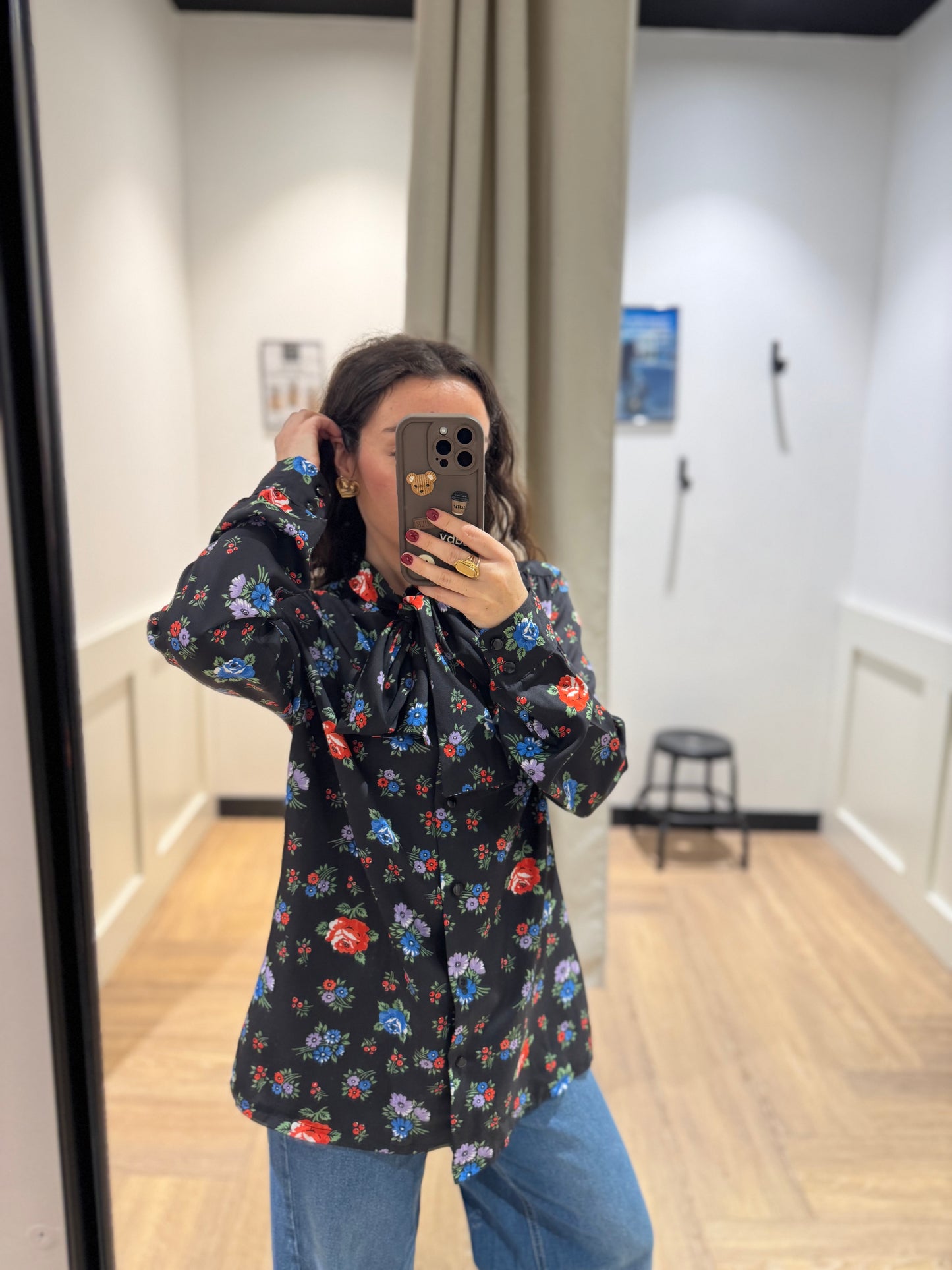 Blouse à fleurs M