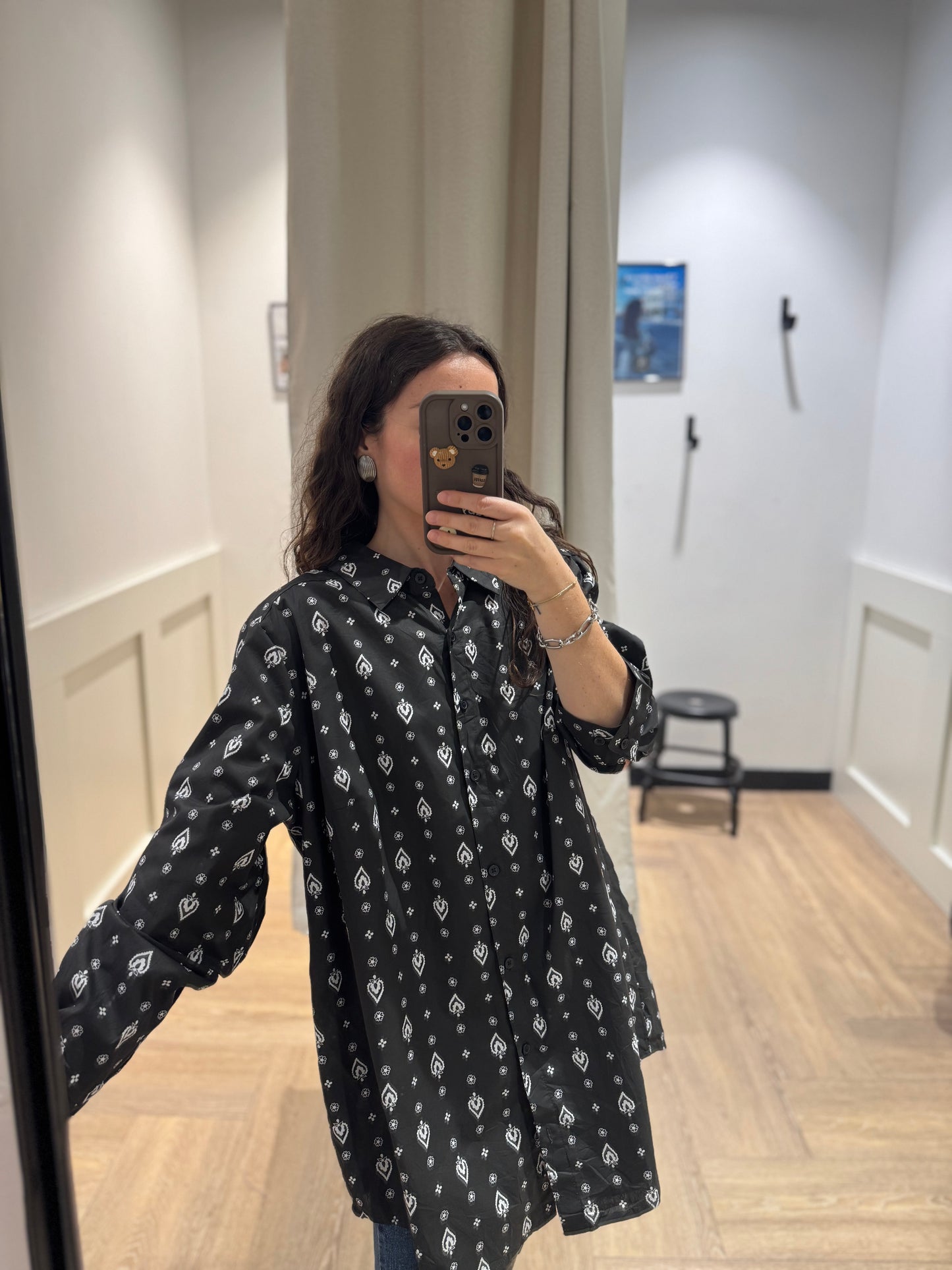 Chemise à motifs XXL