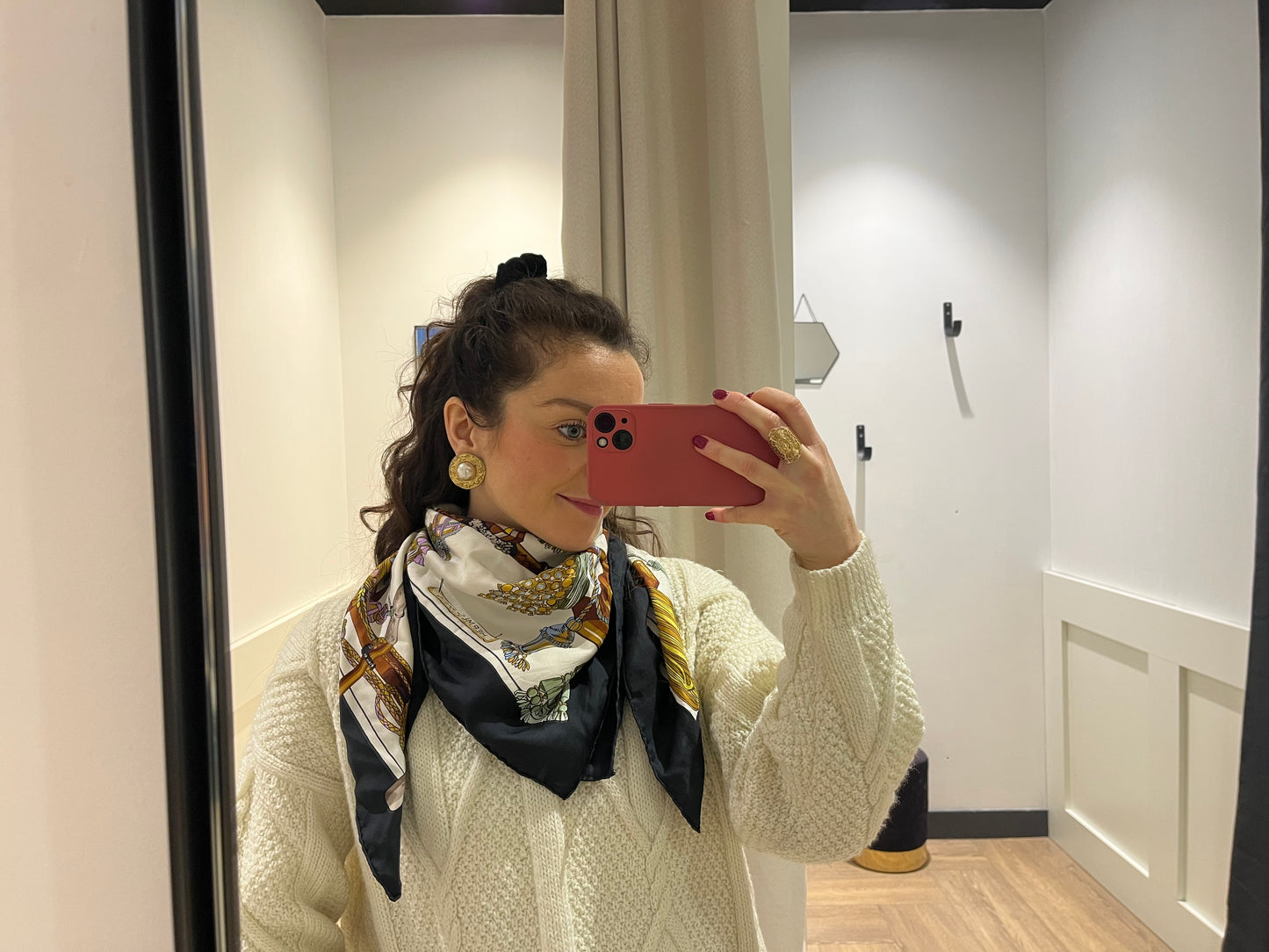 Carré de soie Hermès Paris