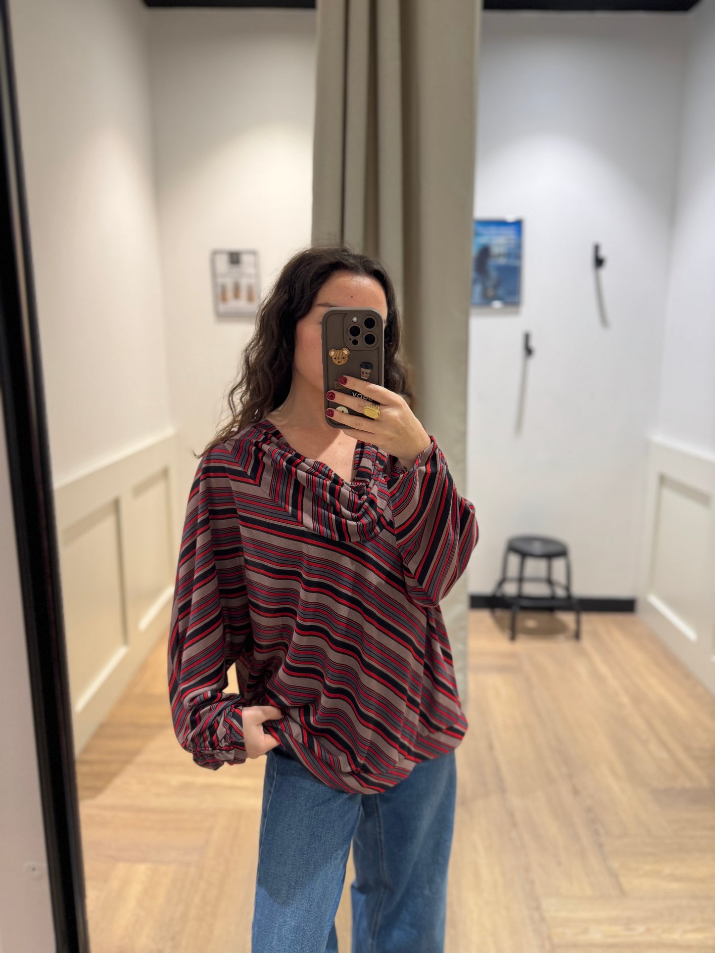 Blouse à rayures XL