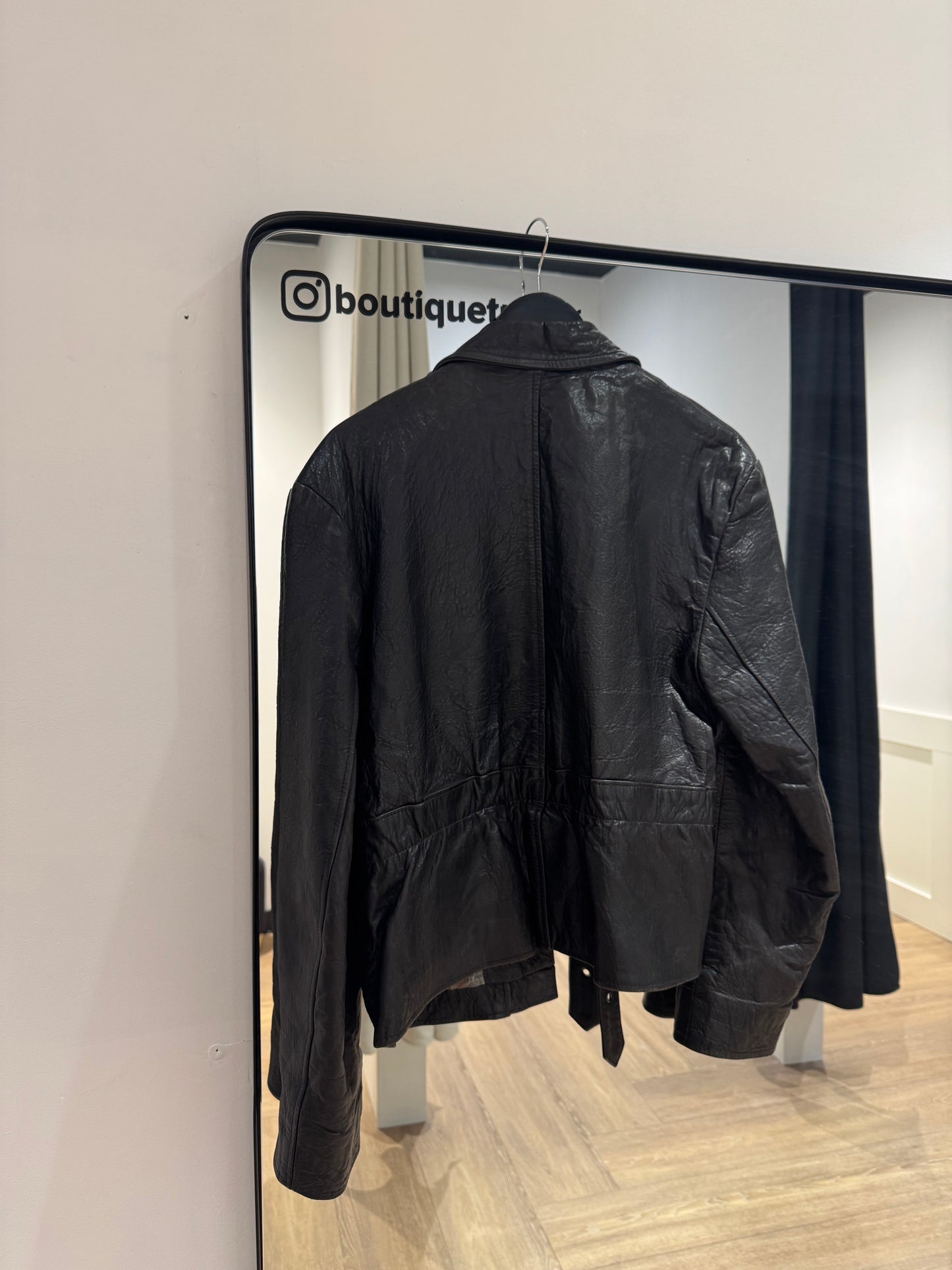 Perfecto noir en cuir M