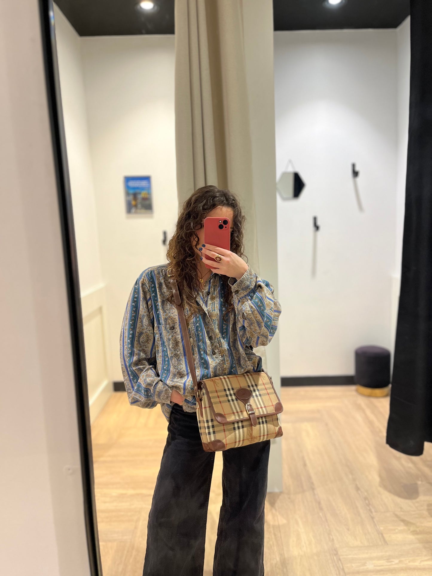 Sac bandoulière Burberry vintage