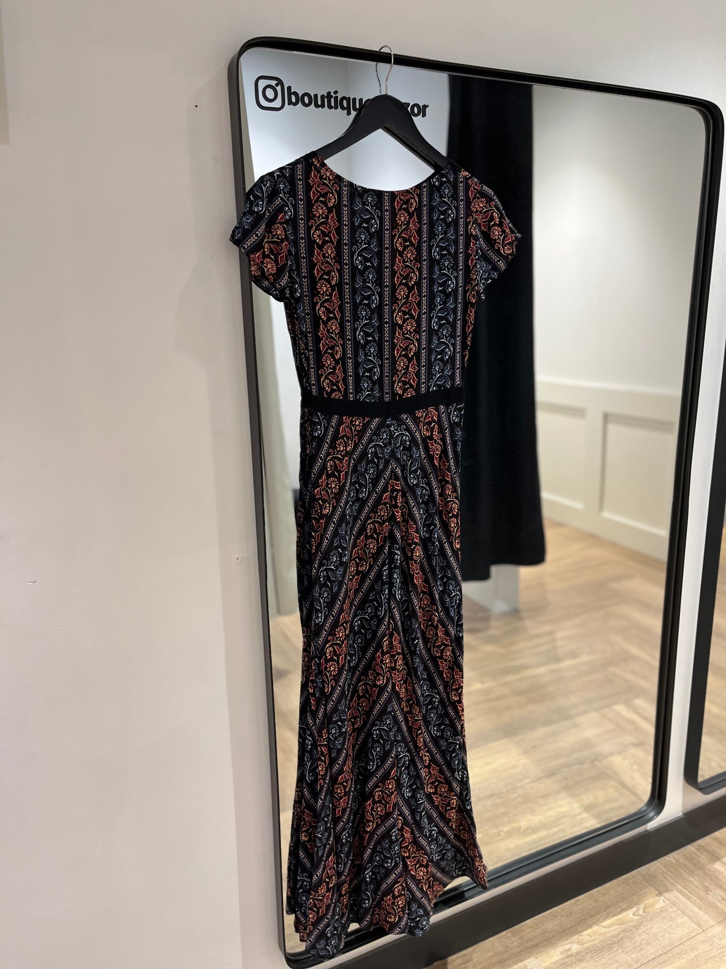 Robe longue à motifs S