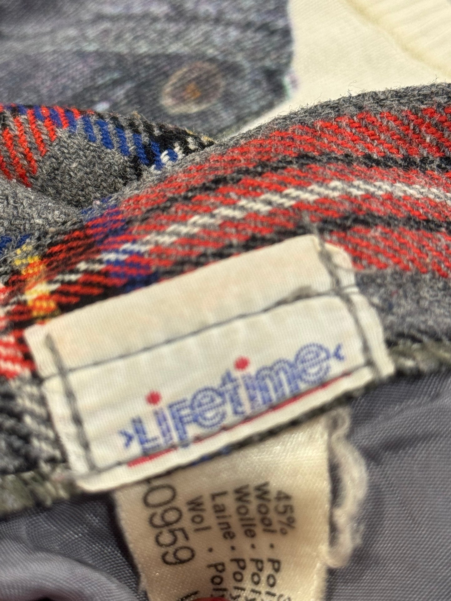 Jupe vintage à carreaux 34