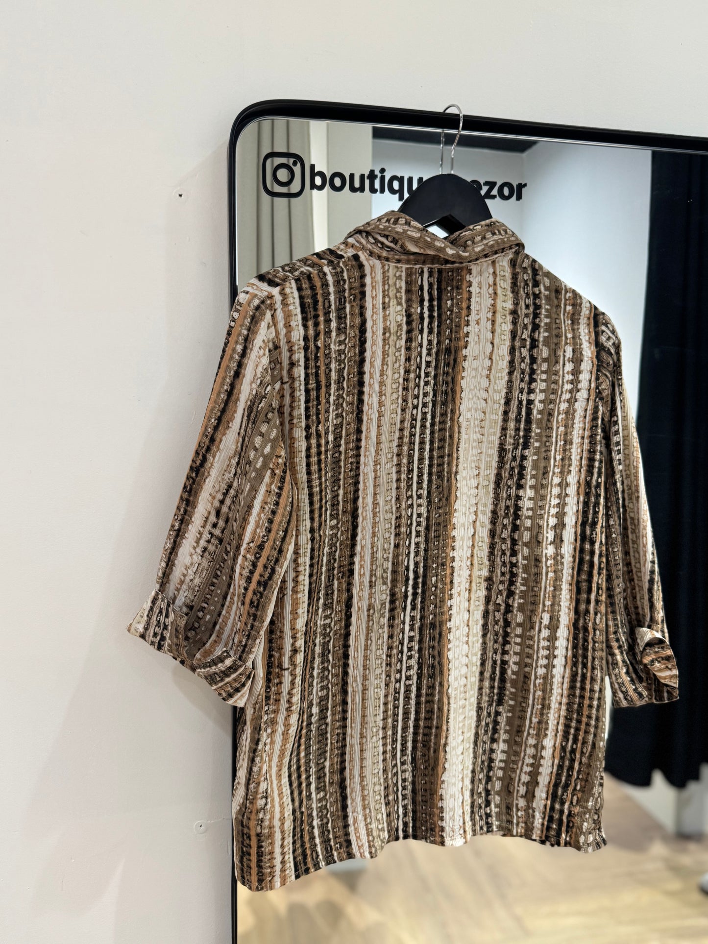 Blouse vintage à motifs M
