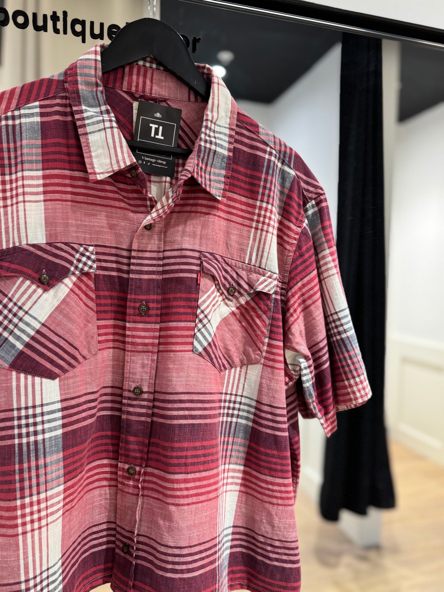 Chemise à carreaux Levis L/XL