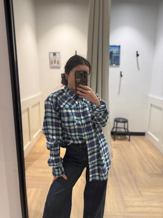Chemise à carreaux XL