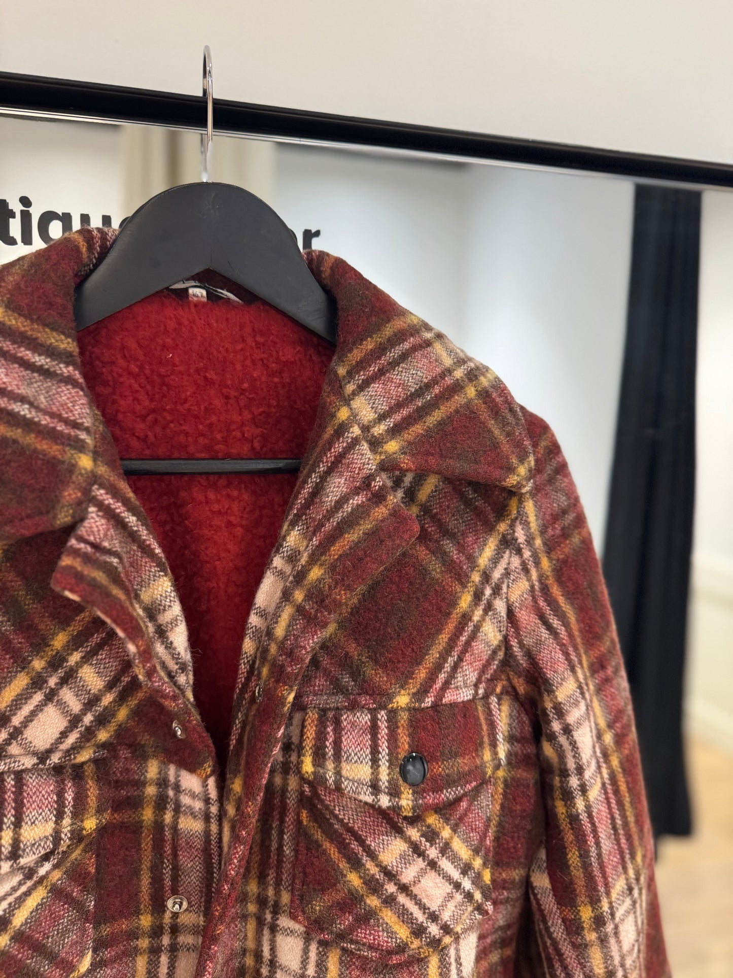 Veste à carreaux S