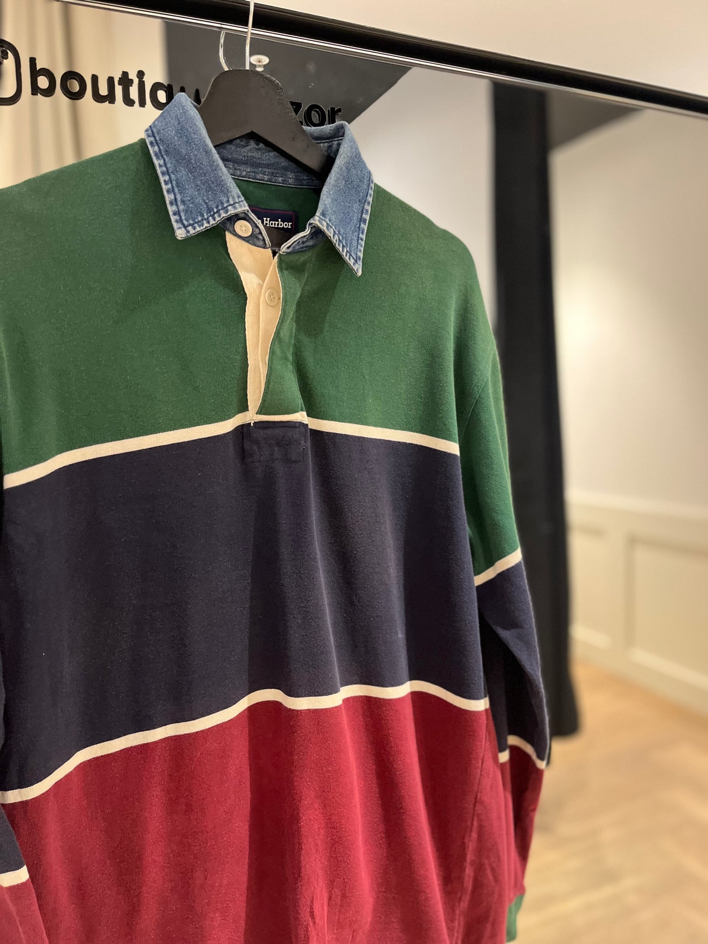 Polo de rugby vintage M