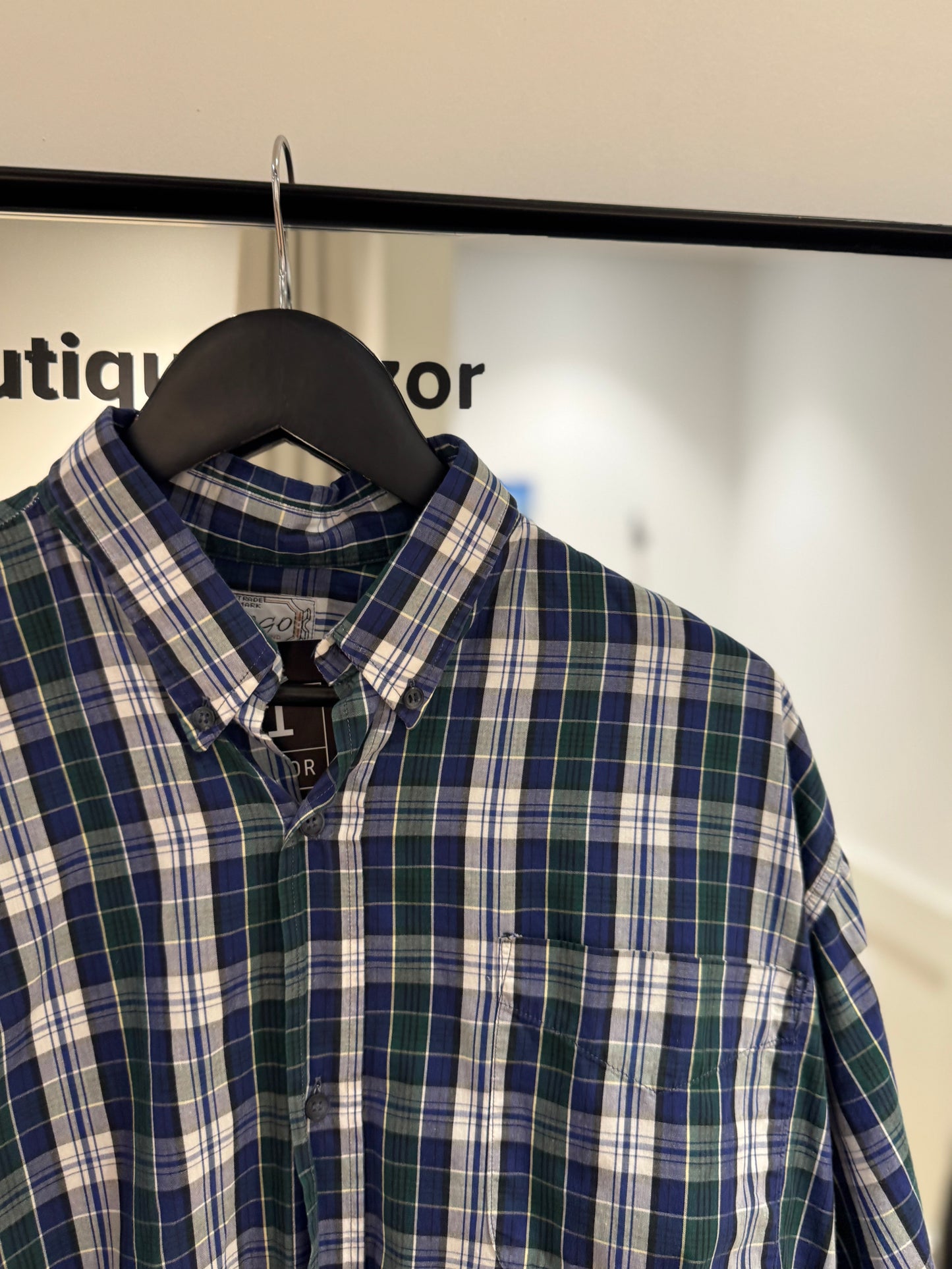 Chemise à carreaux M/L