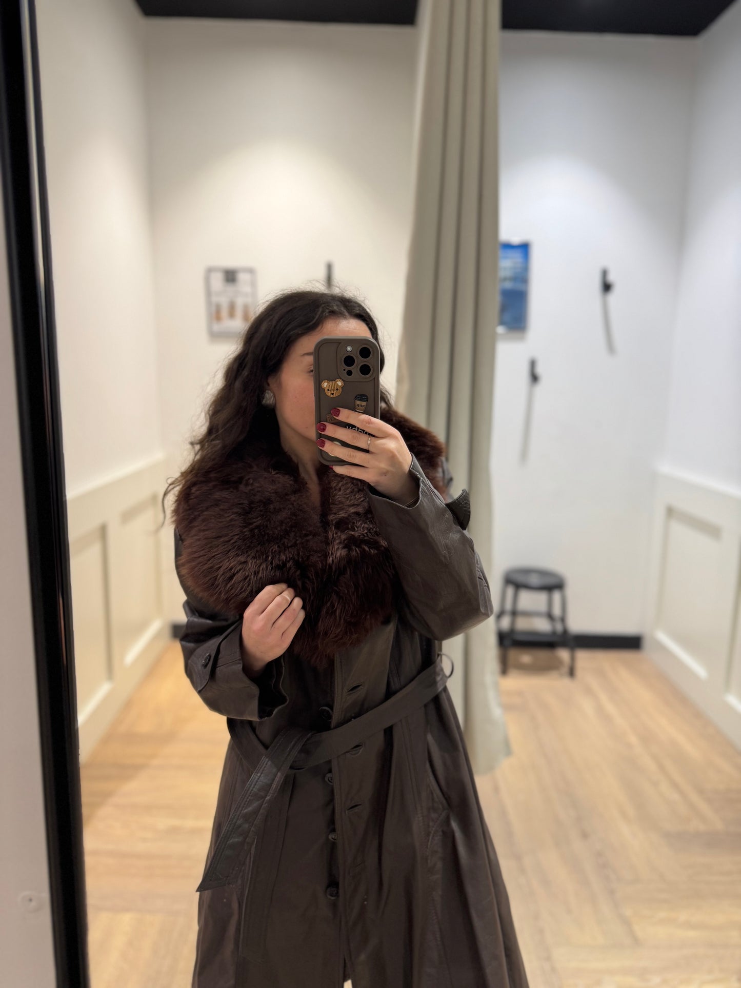 Manteau d’hiver en cuir M