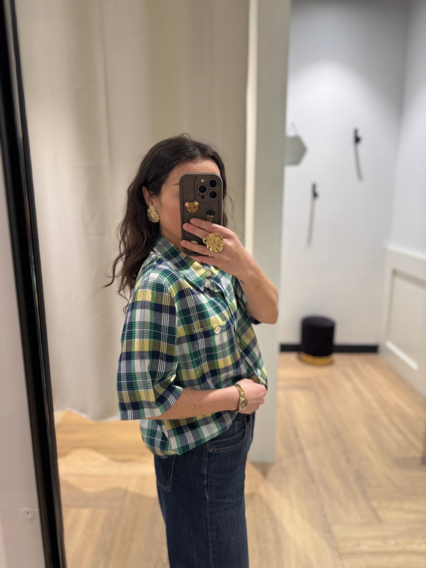 Chemise à carreaux M