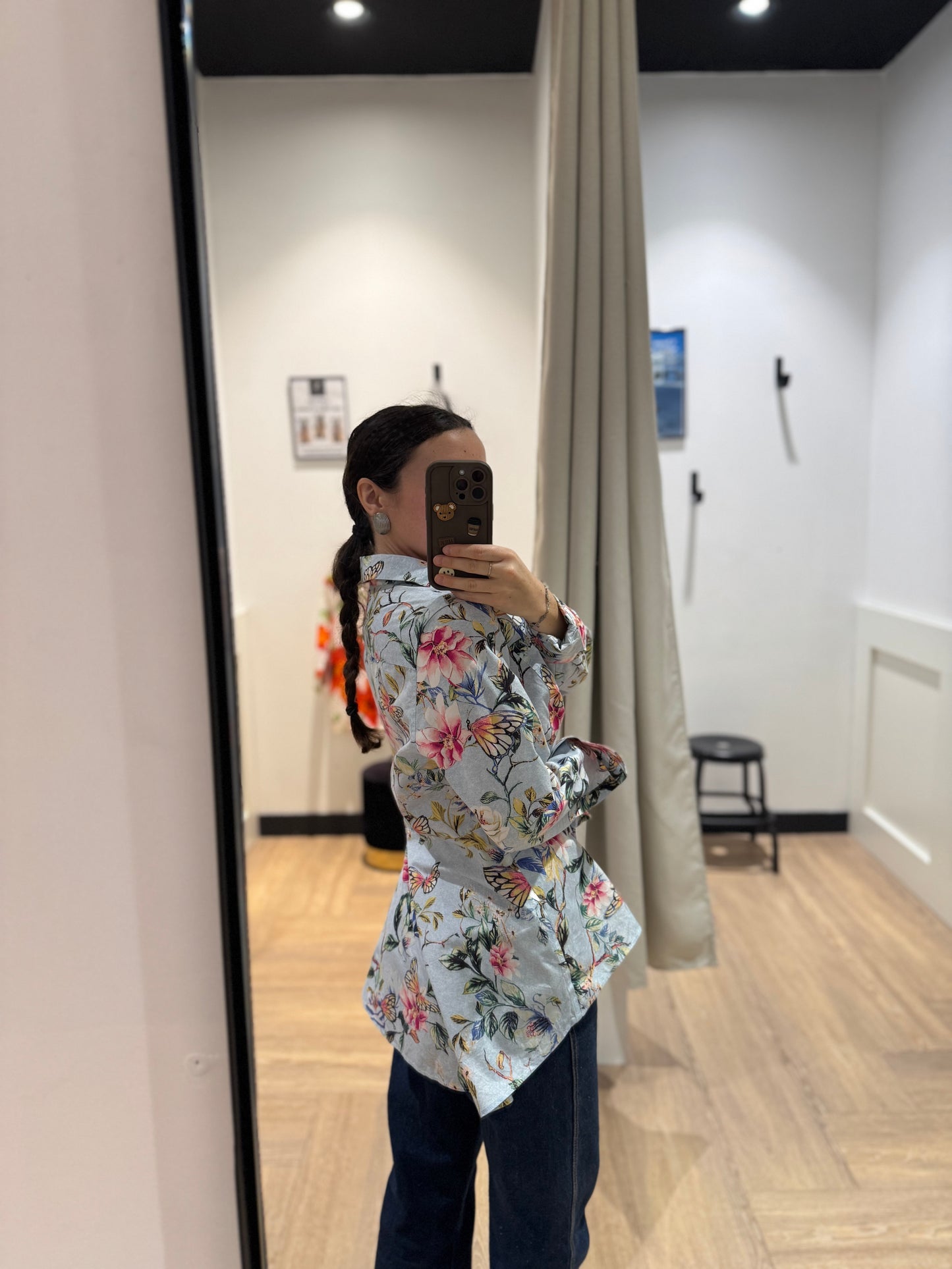 Chemise à fleurs XS/S
