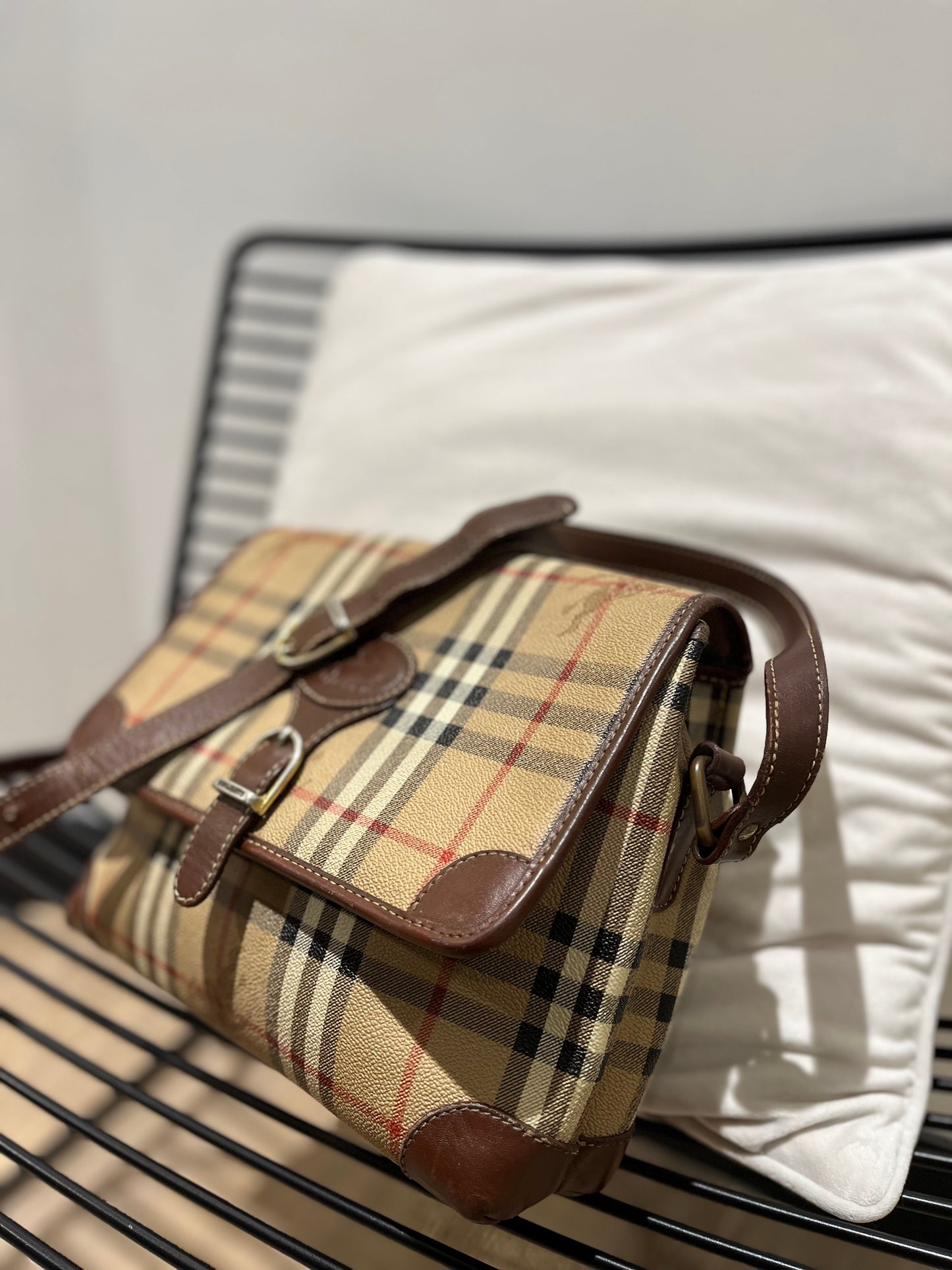 Sac bandoulière Burberry vintage