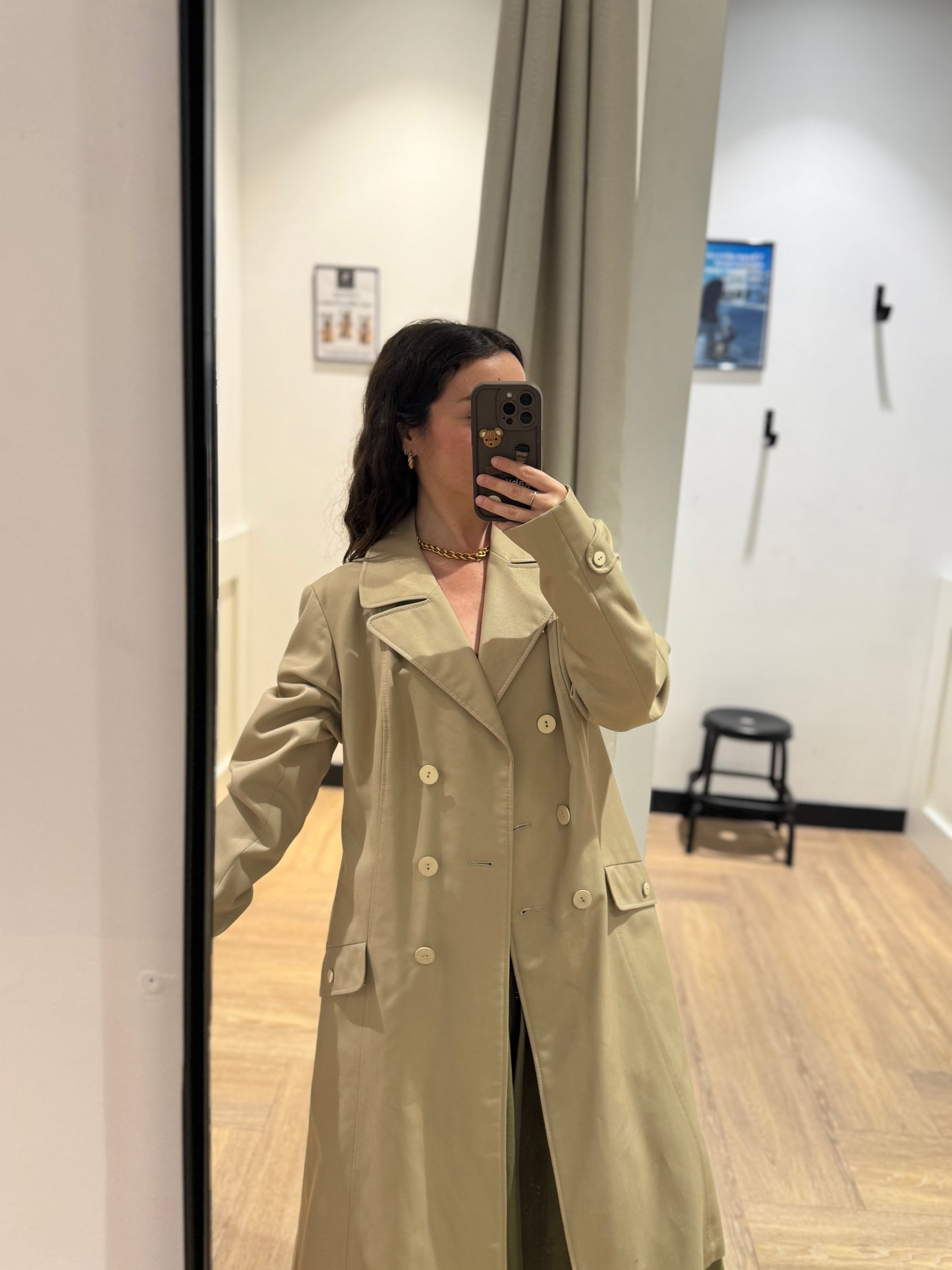 Trench vintage beige S