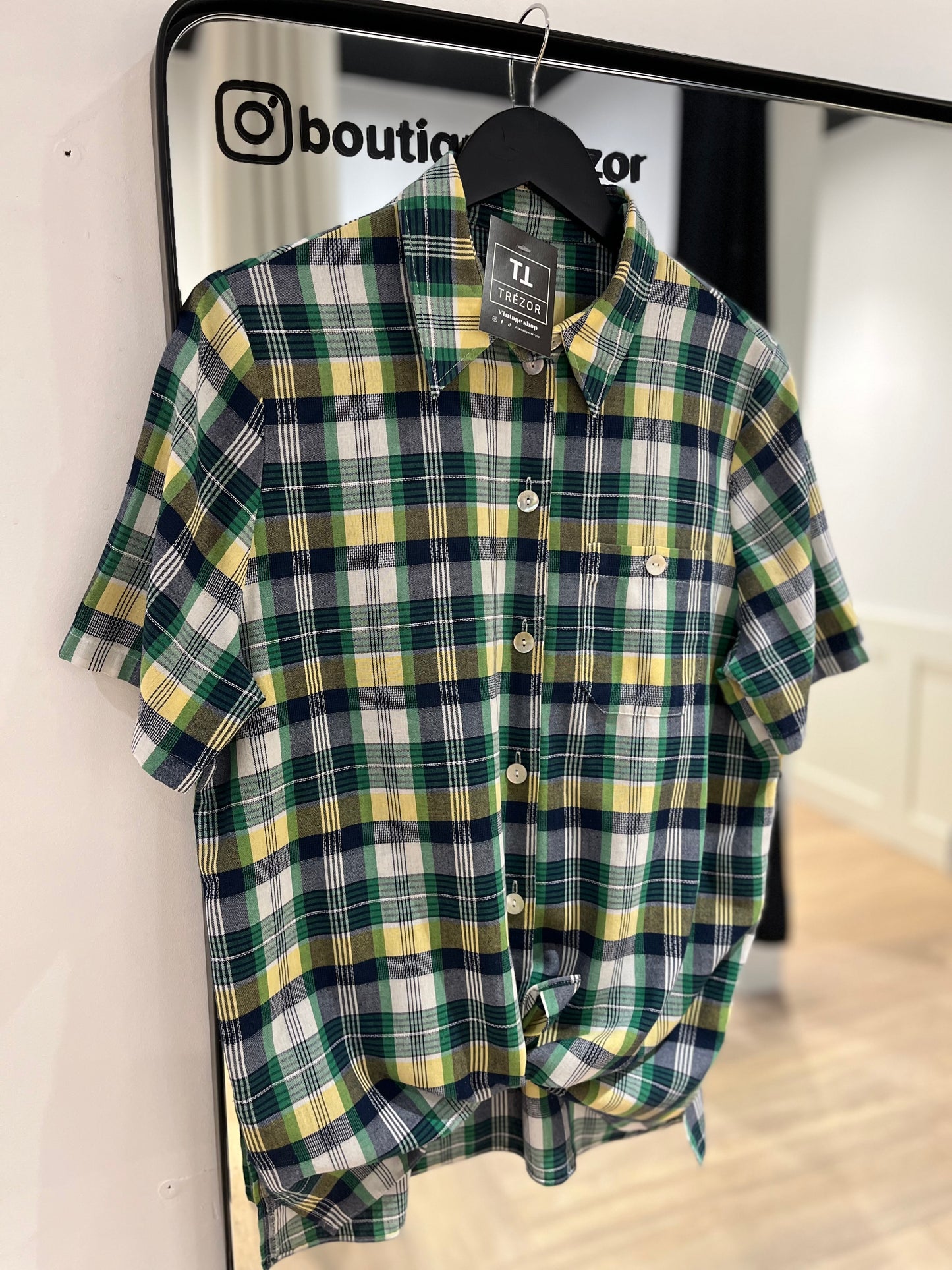 Chemise à carreaux M