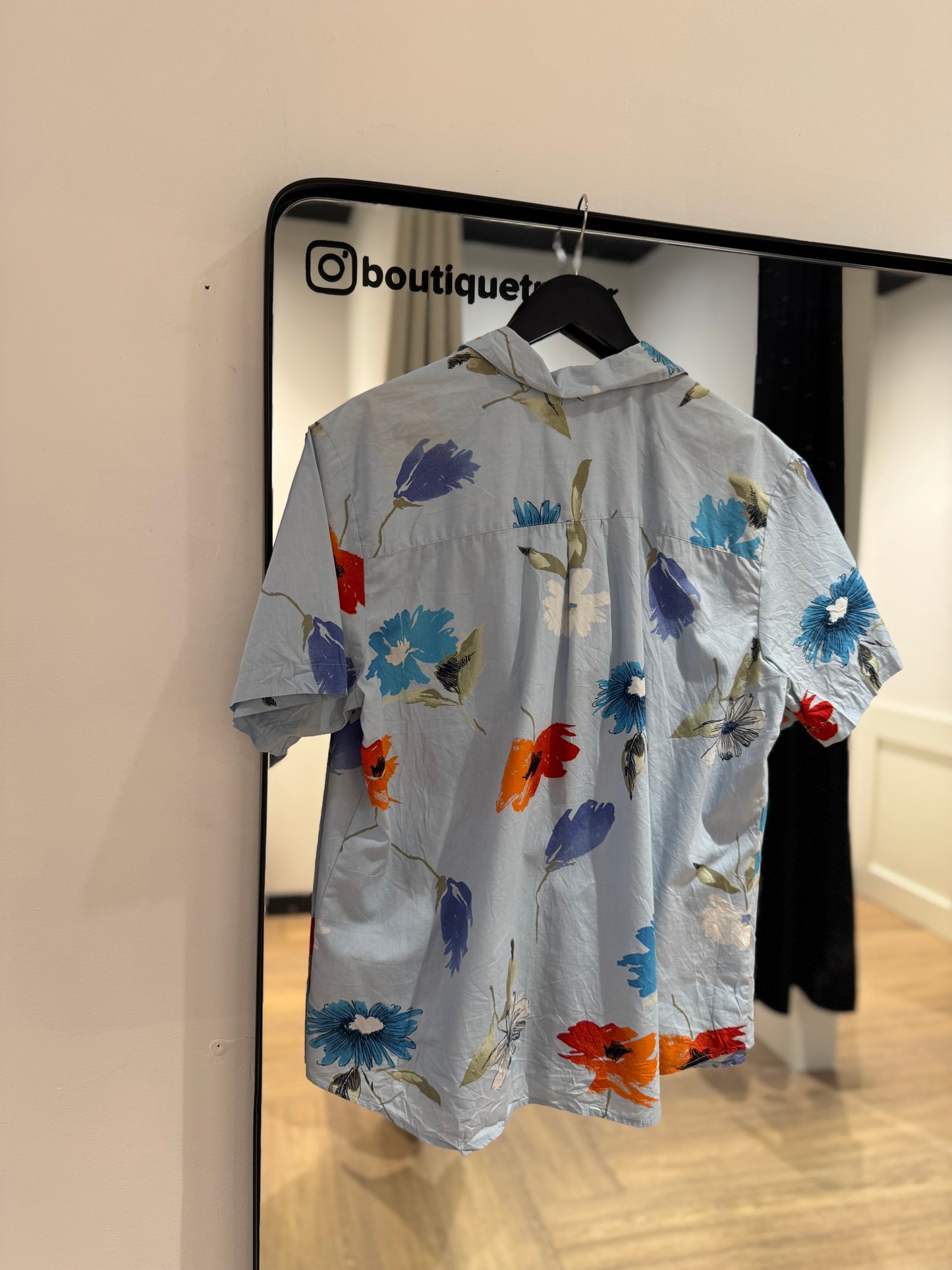 Chemise à fleurs XL