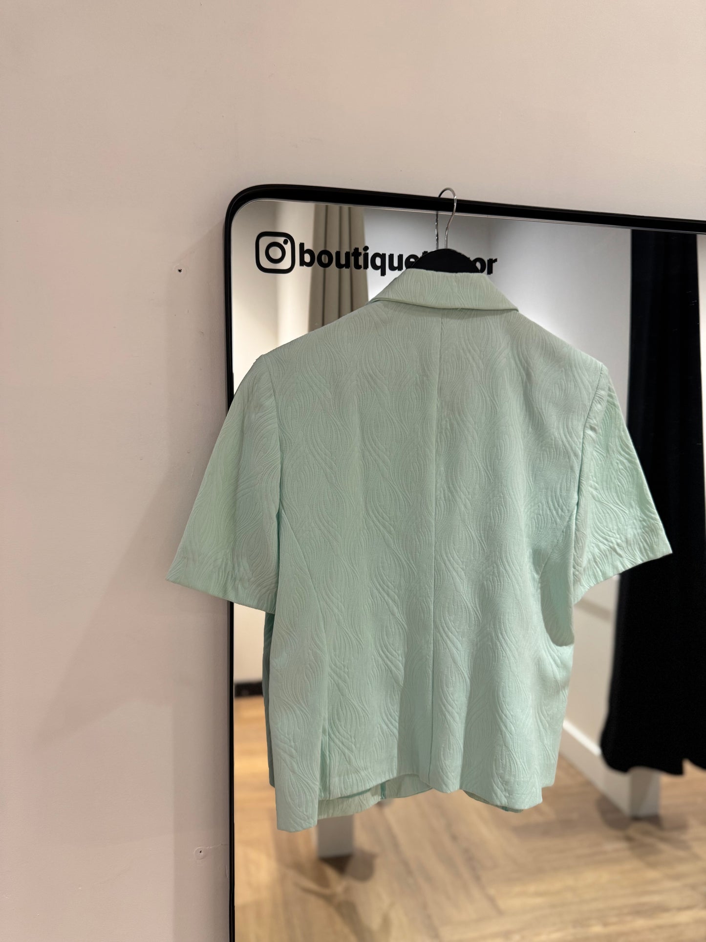 Veste vintage turquoise M