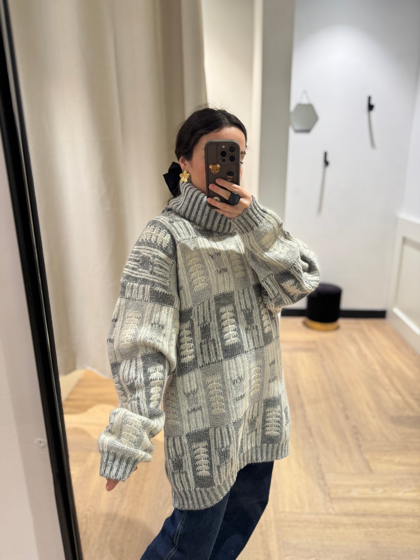 Pull à col roulé XL