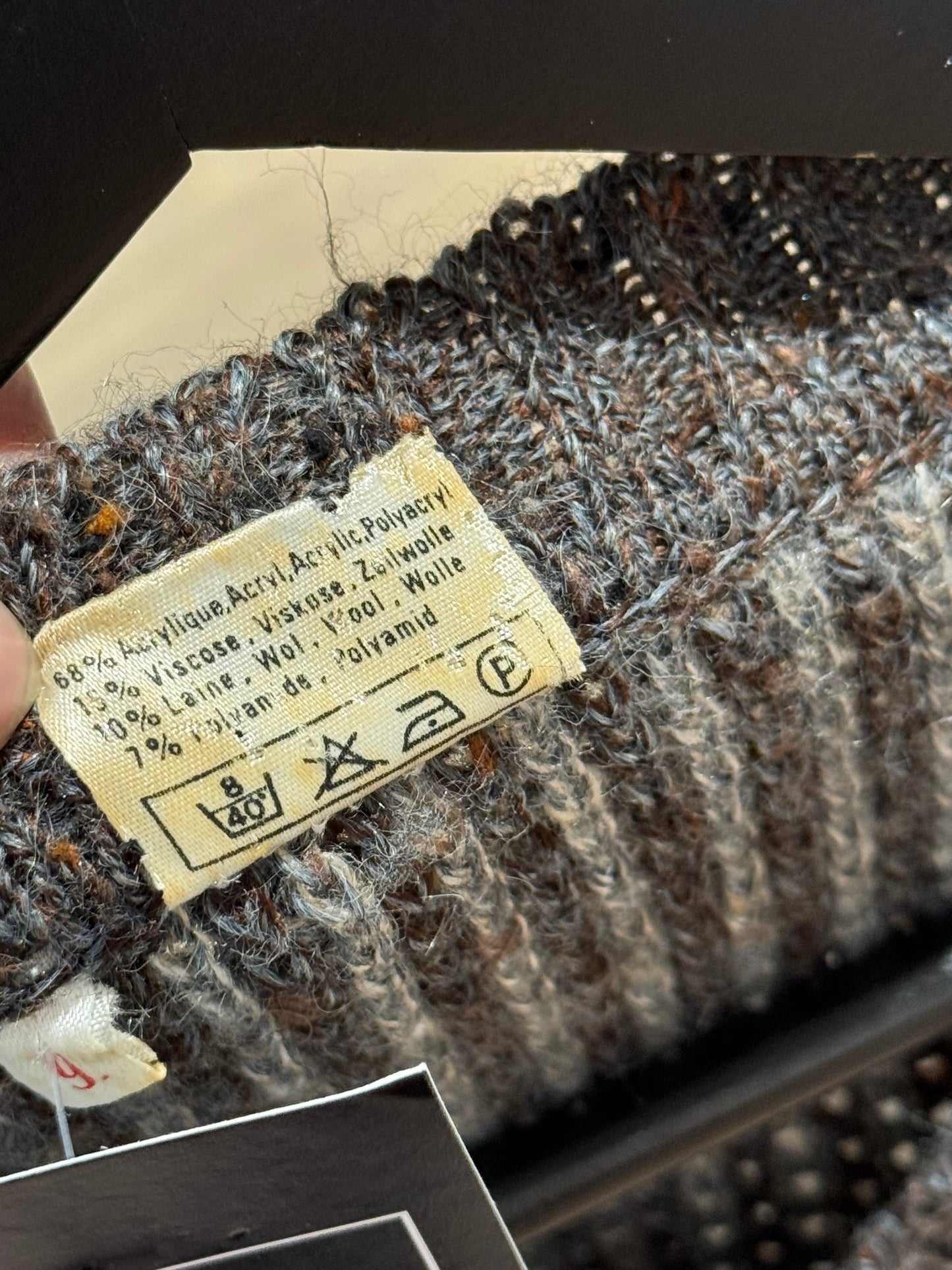 Pull d’hiver vintage M